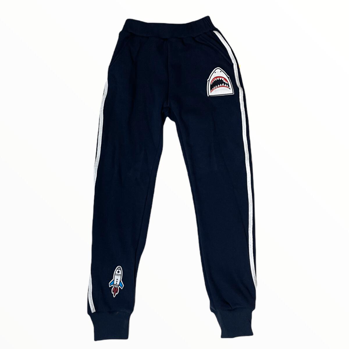 Varsity Patch Jogger Set Navy