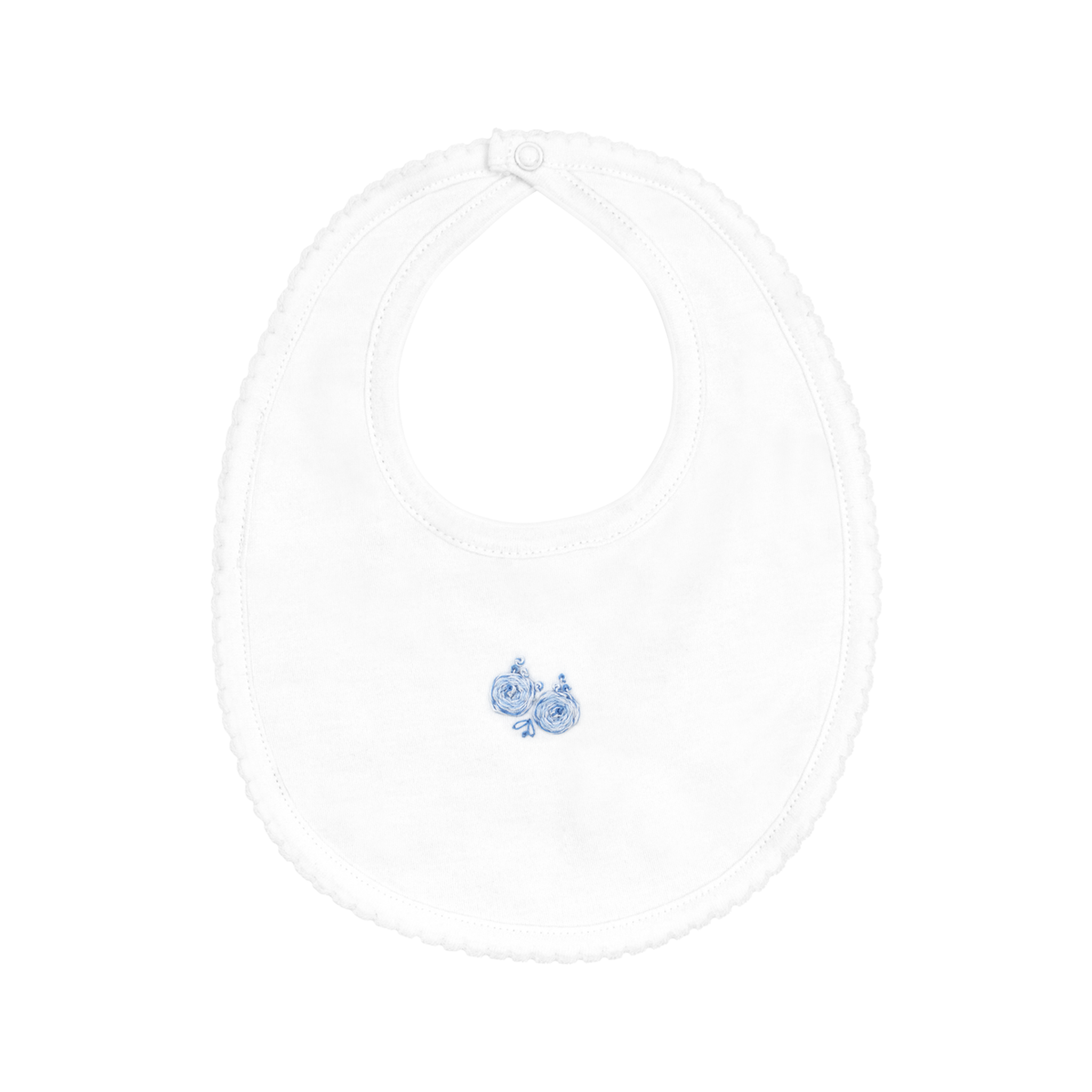 Garden Embroidered Burp & Bib