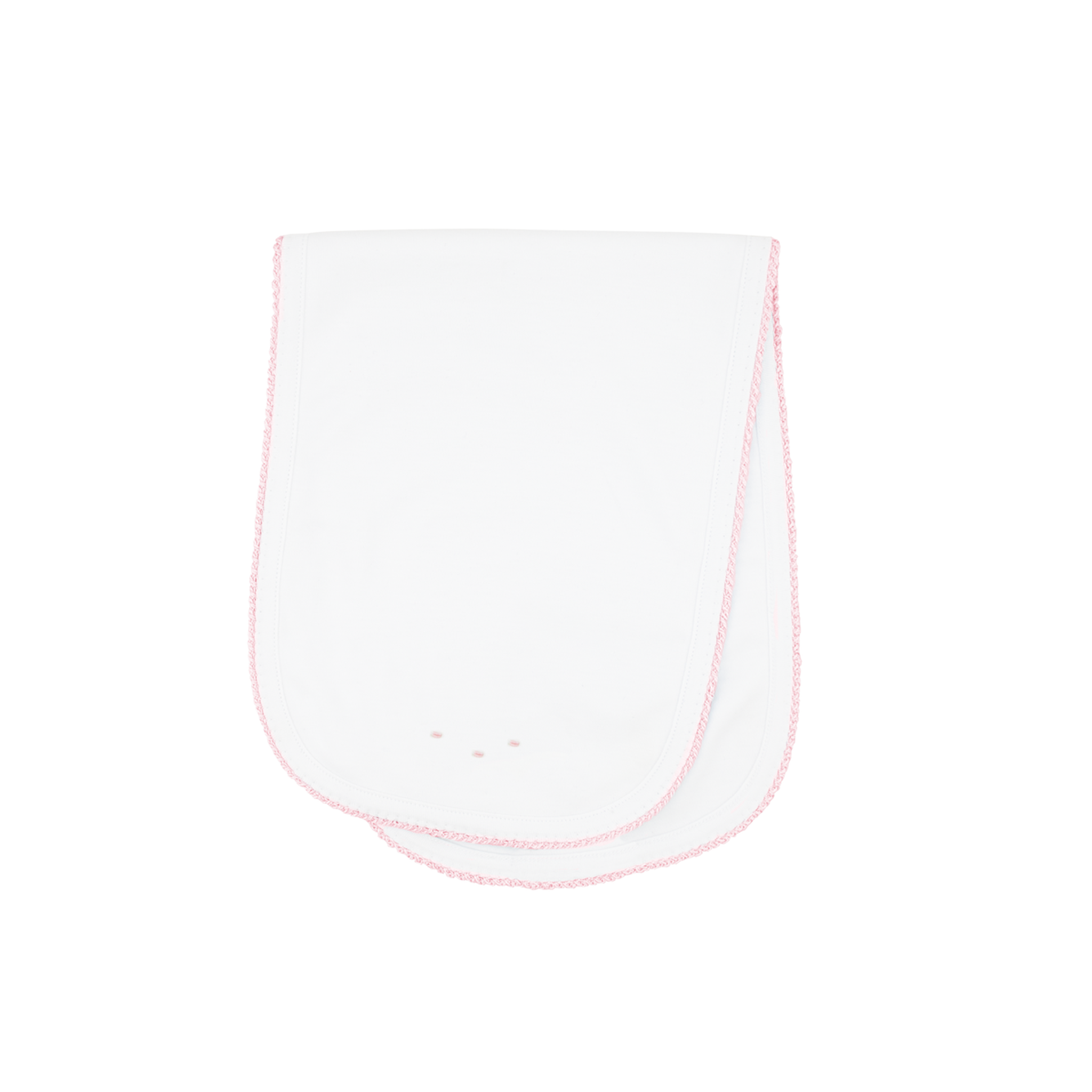 Pink Crochet Collection Seed Burp & Bib