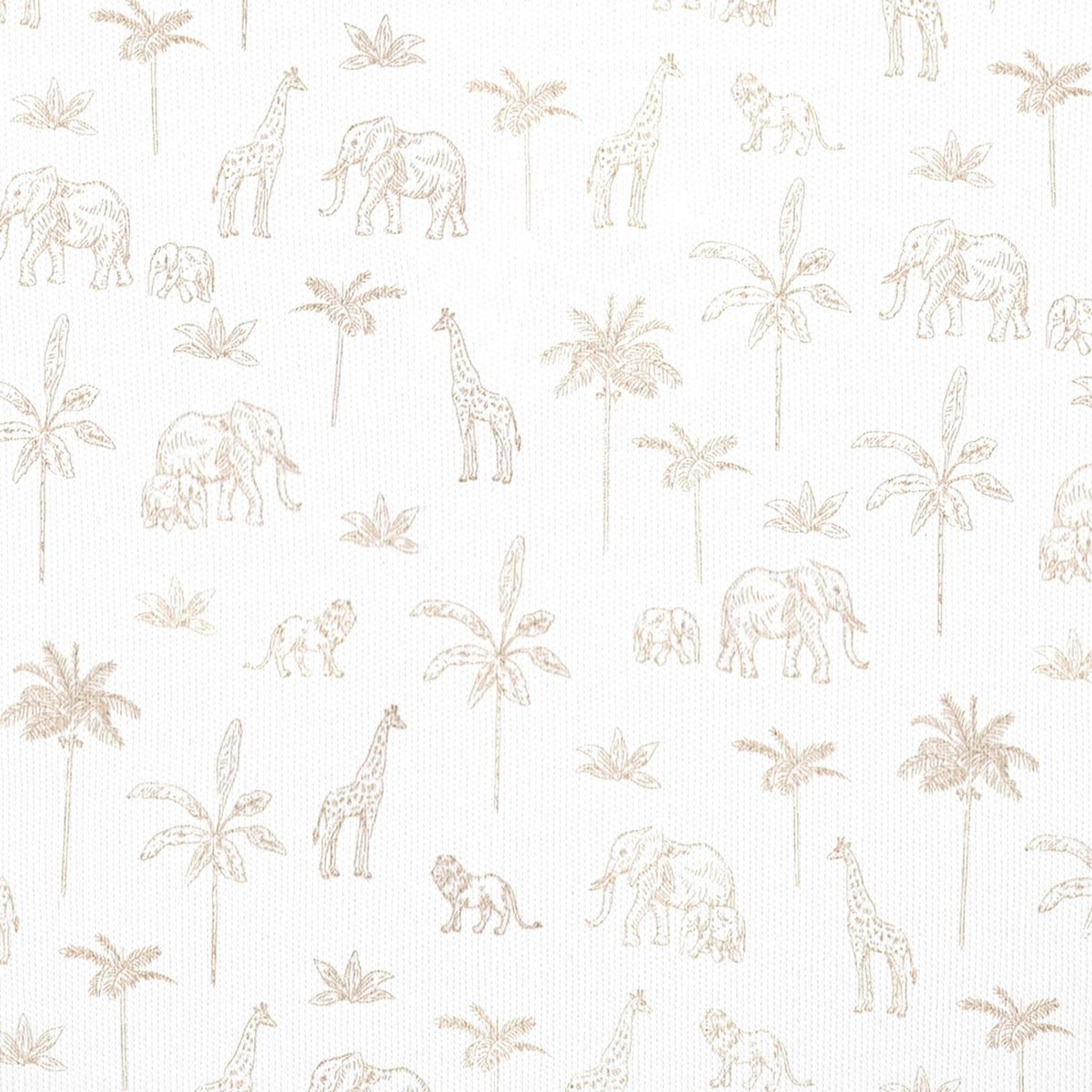 Safari Toile du Jouy Embroidered Pima Cotton