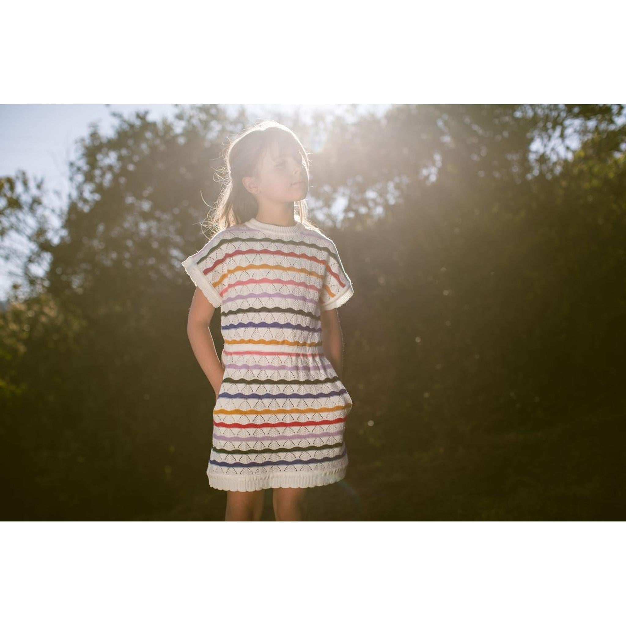 KNITTED DRESS COVER UP