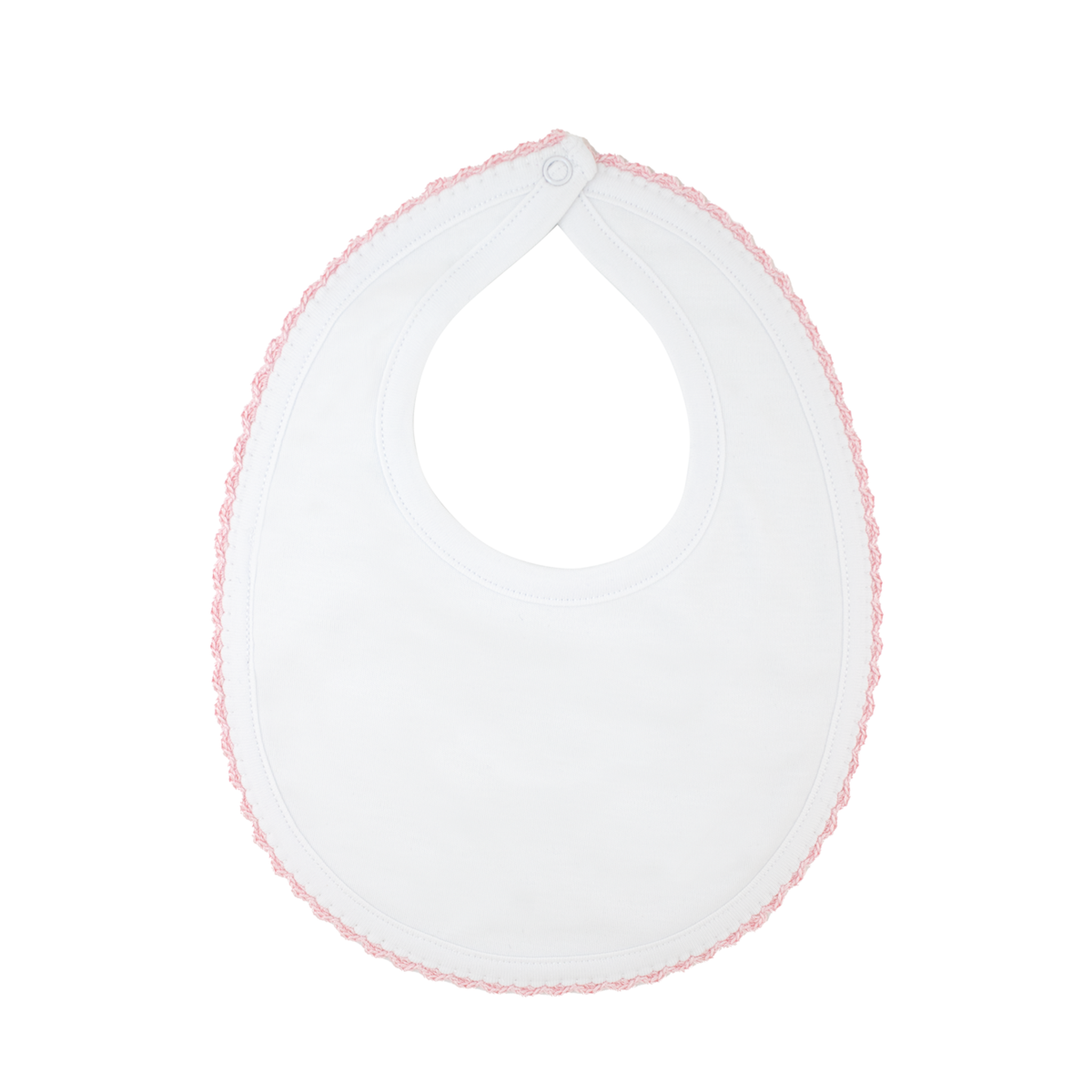 Pink Crochet Collection Burp & Bib