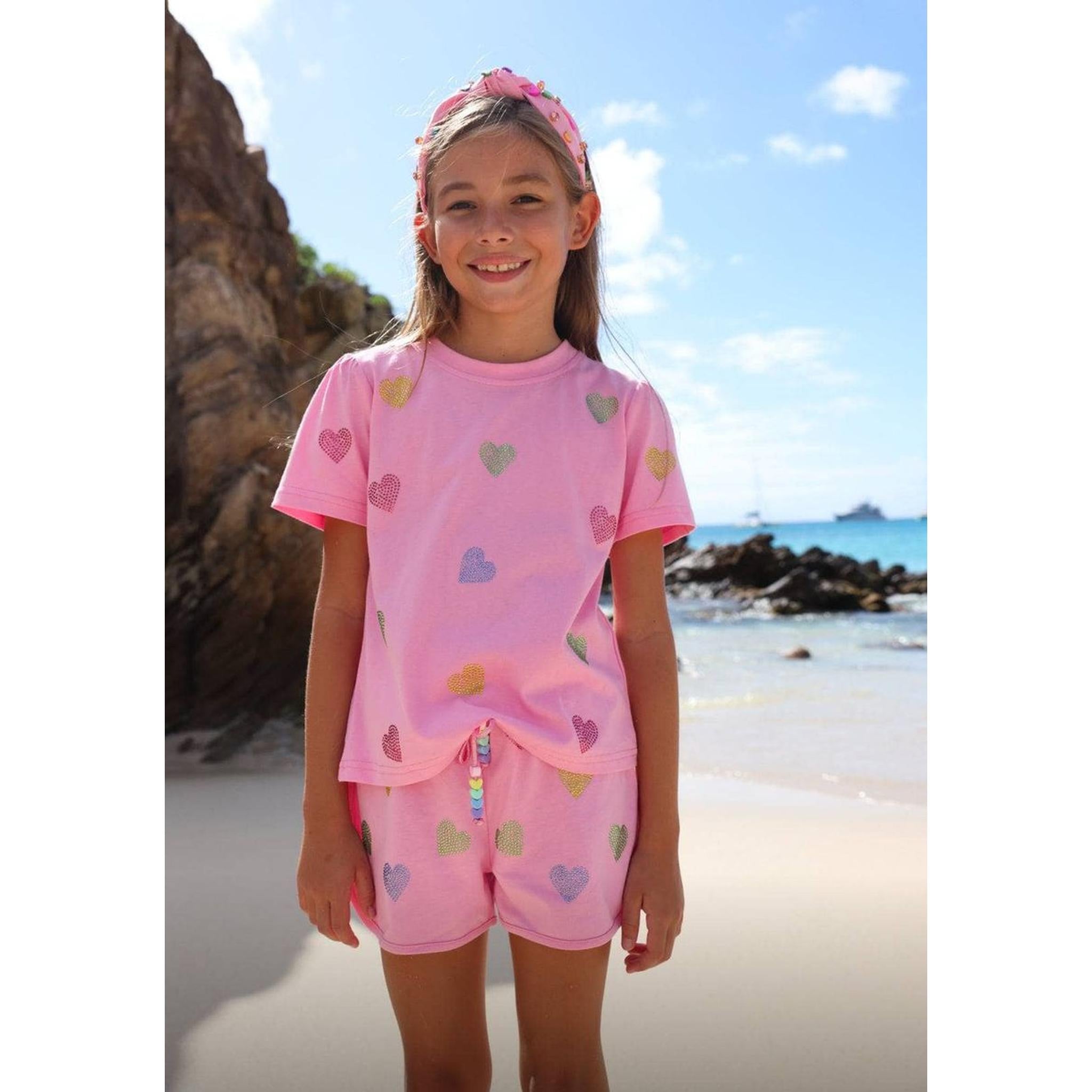 Crystal Hearts Short Set
