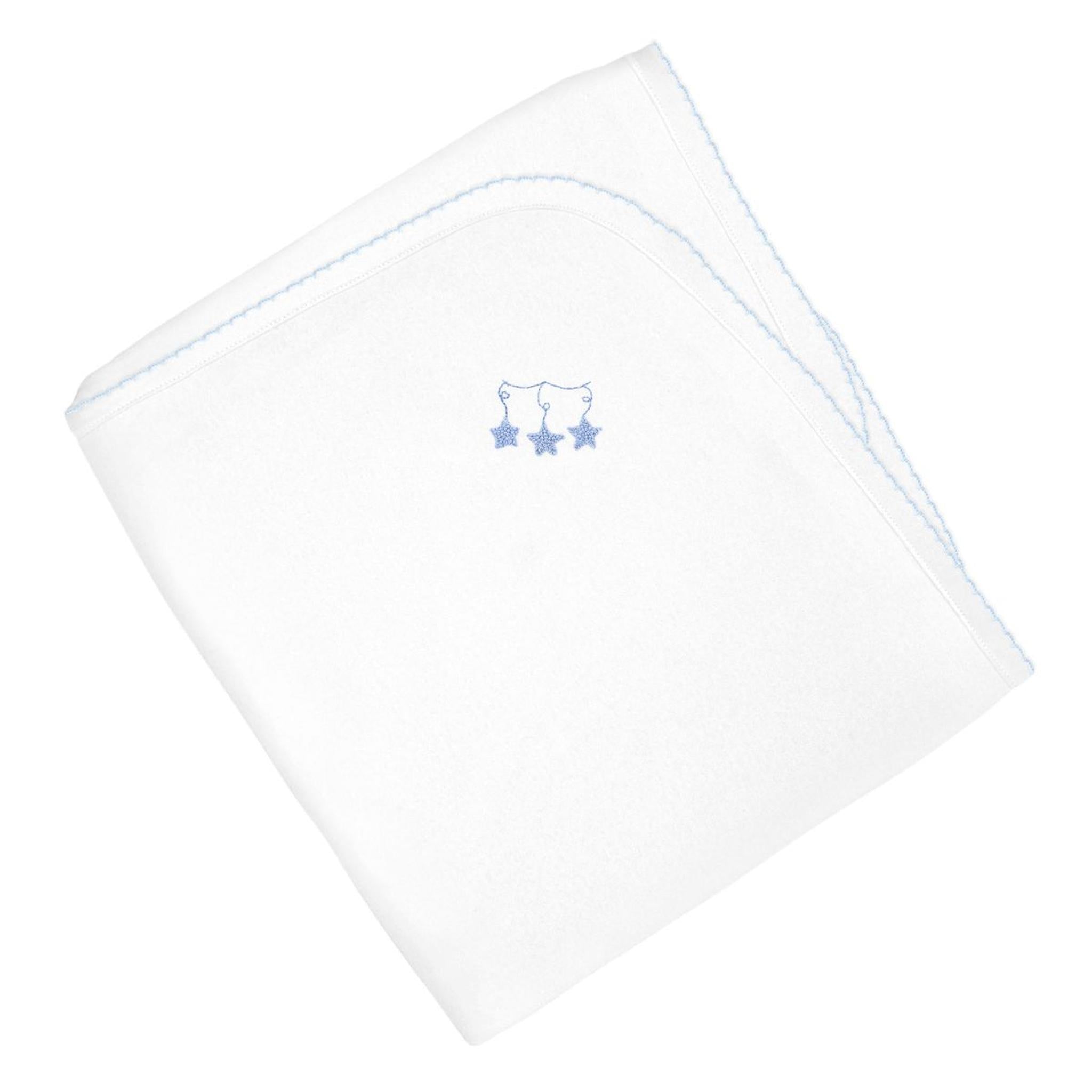 Star Confetti Embroidered Pima Blanket