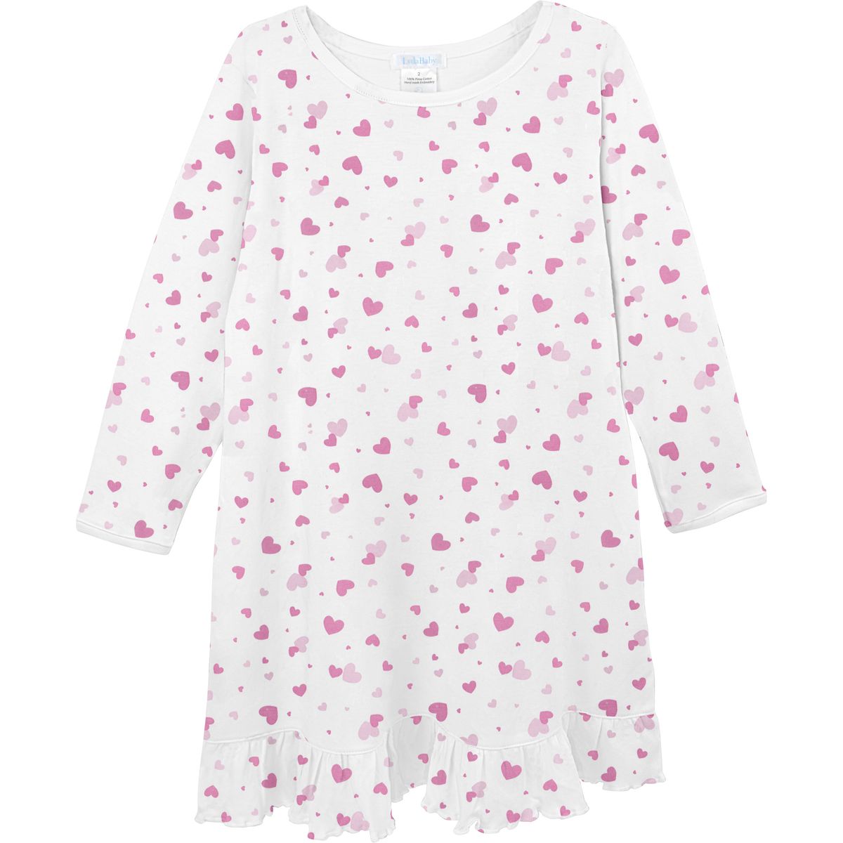 Heart Confetti Pima Nightgown