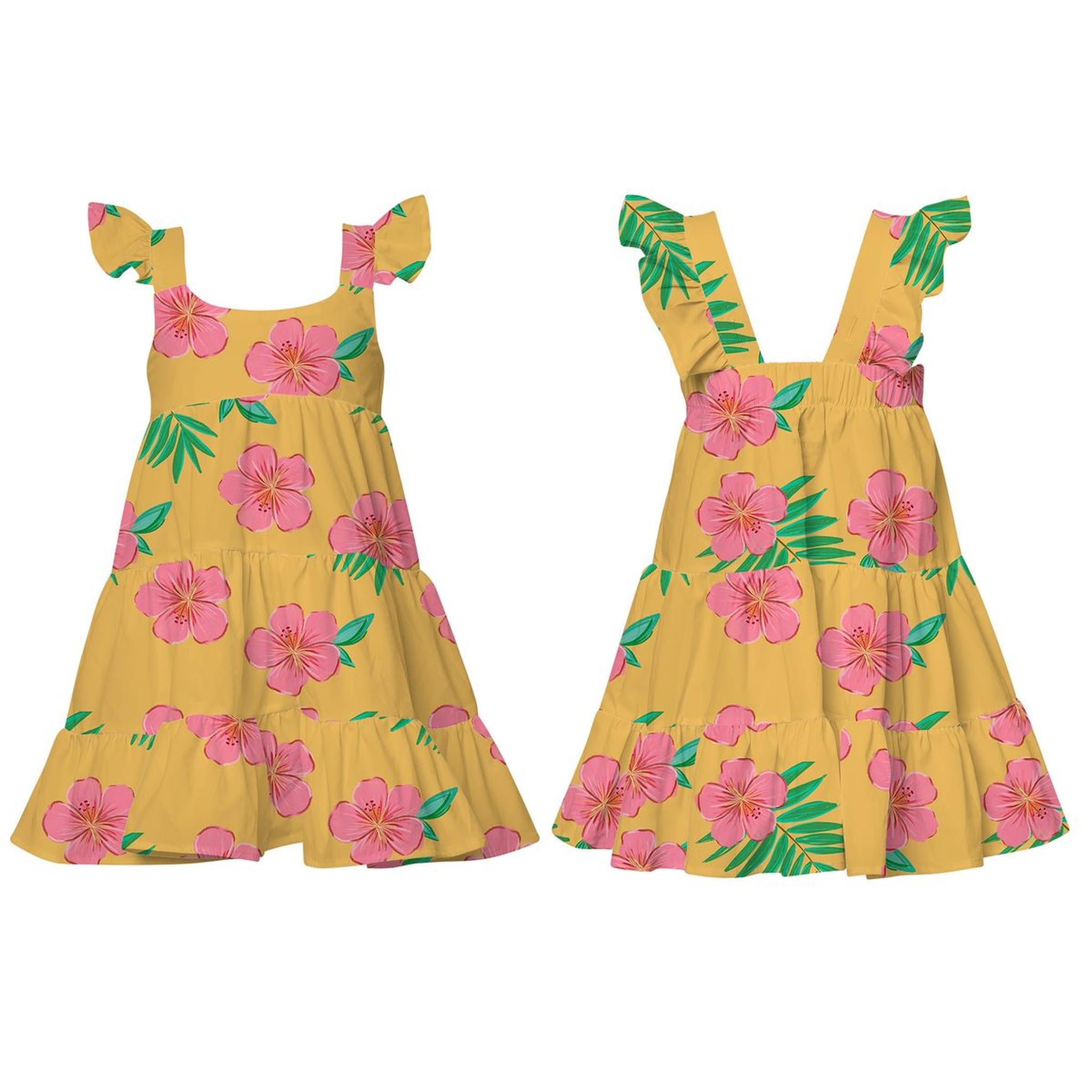 CORISA DRESS - HIBISCUS AMARILLO