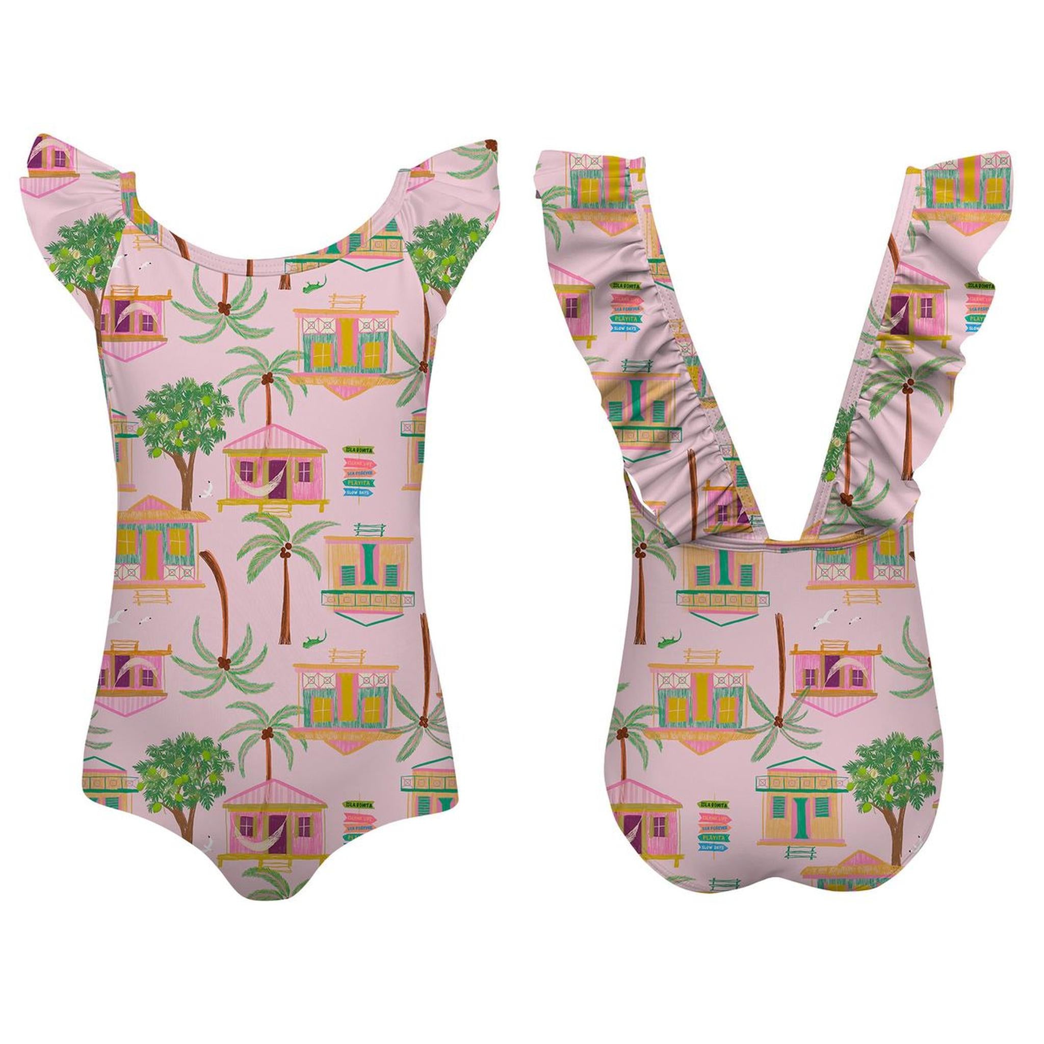 MILE ONE PIECE - CASITAS ISLEÑAS ROSADO