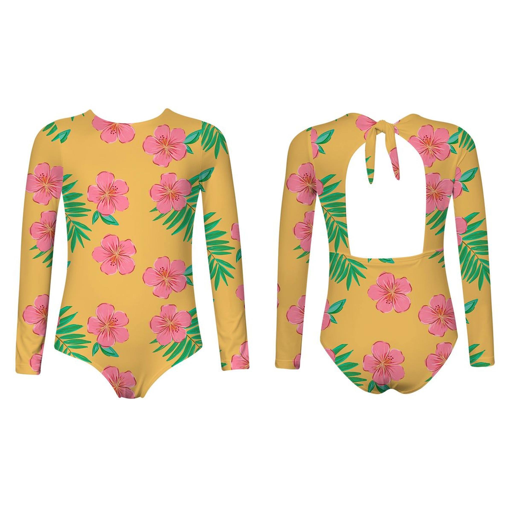 SUN LONGSLEEVE - HIBISCUS AMARILLO