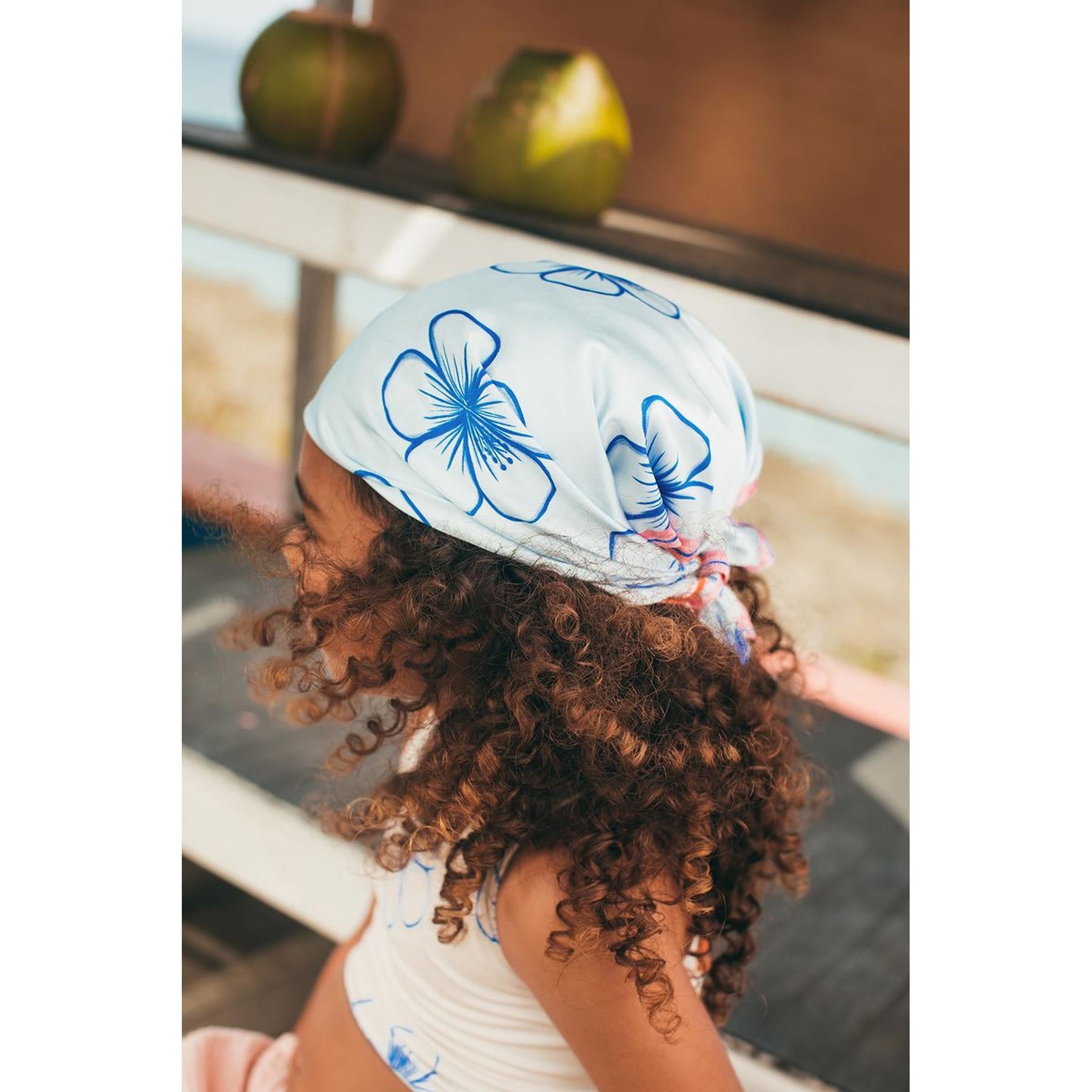 PAÑOLETA - SEA FLOWER AGUA