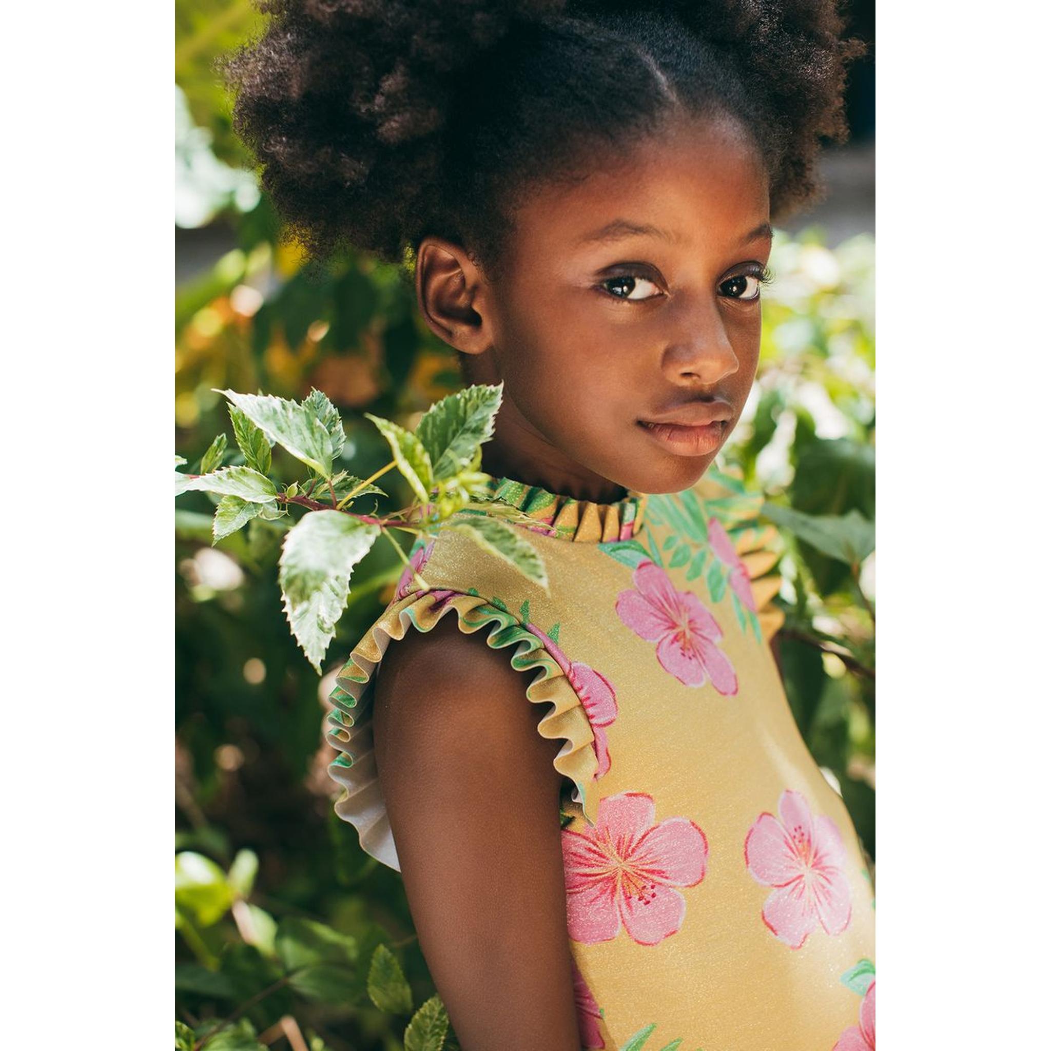 ALISSON ONE PIECE - HIBISCUS AMARILLO - SHINE