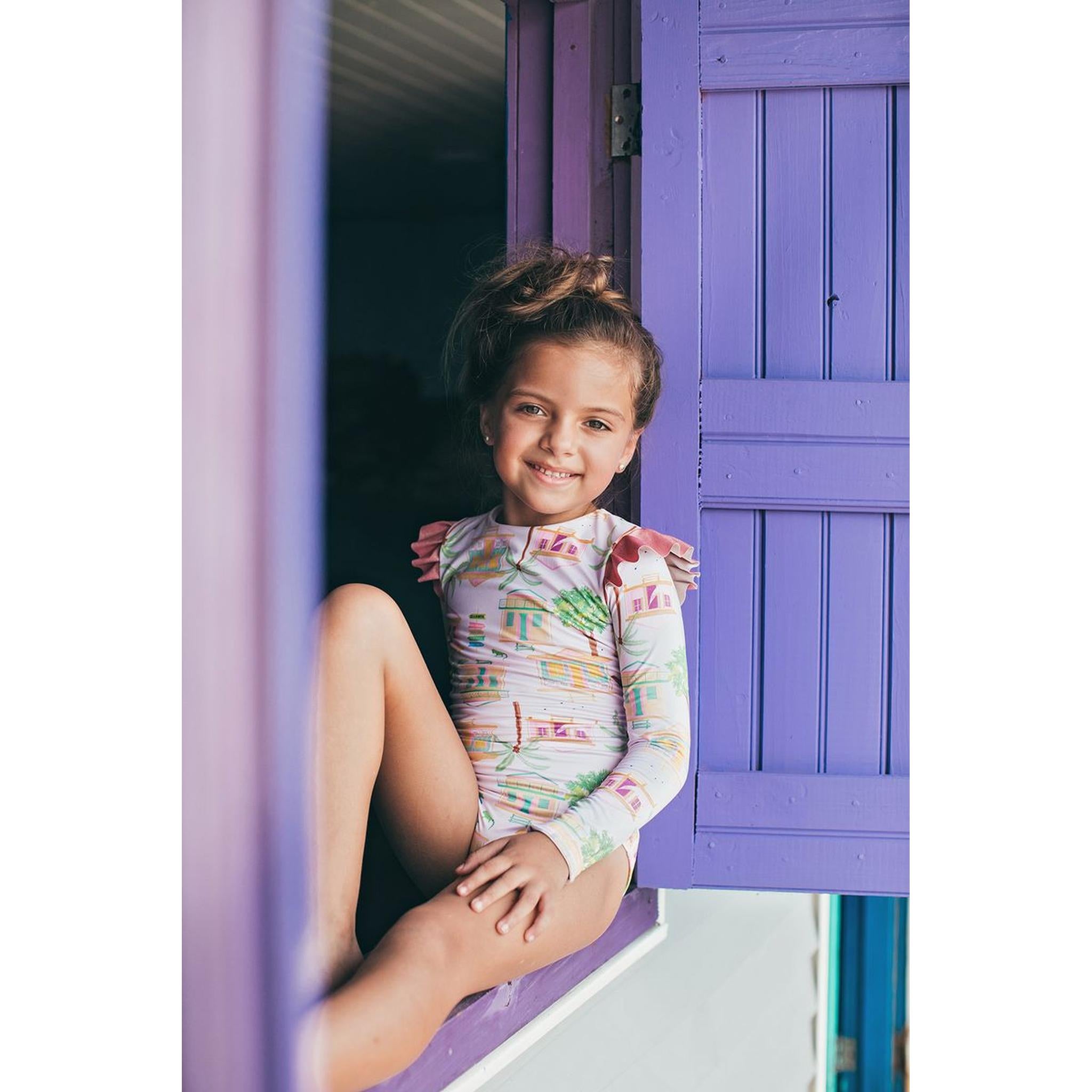 ALANA LONGSLEEVE - CASITAS ISLEÑAS ROSADO
