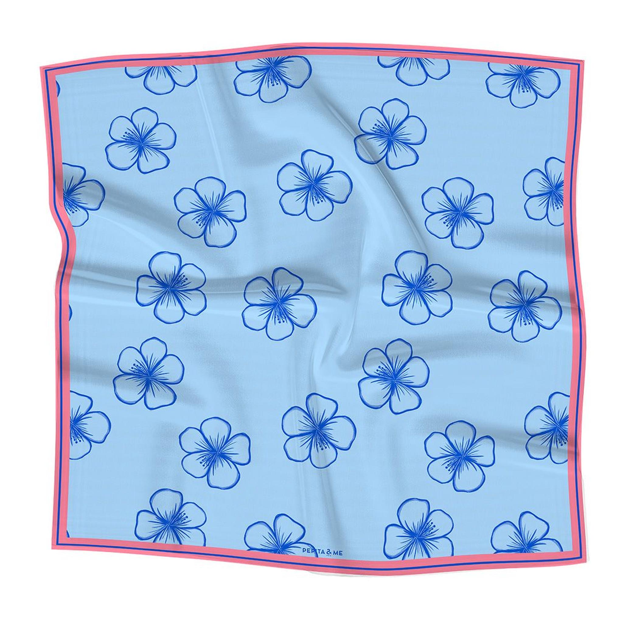 PAÑOLETA - SEA FLOWER AGUA