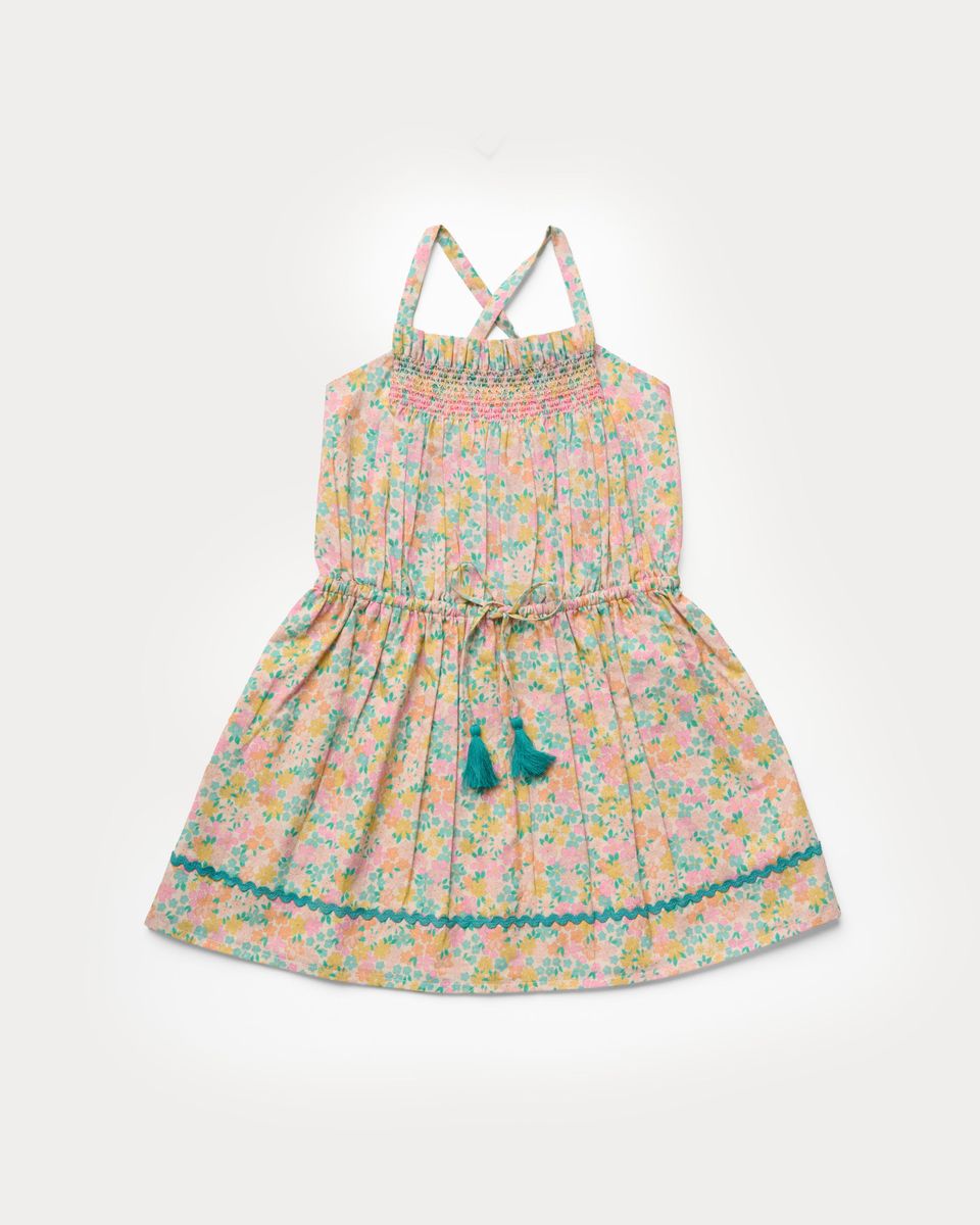 Alisson Dress - EMMA FLORAL MINT PRINT