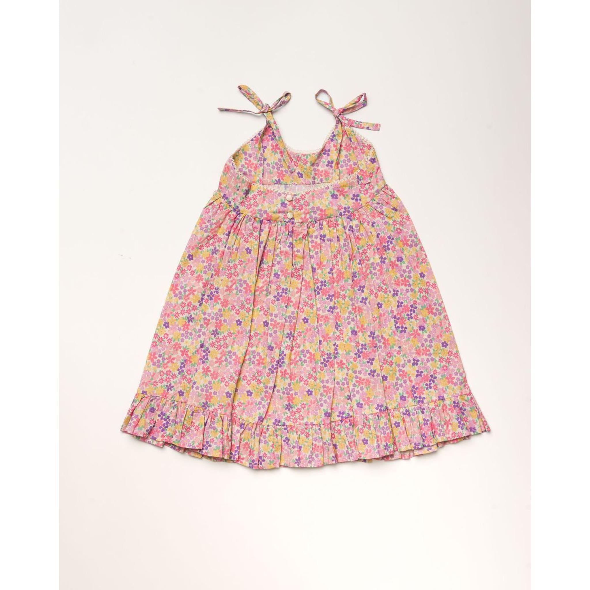 Alena dress - EMMA FLORAL PURPLE PRINT