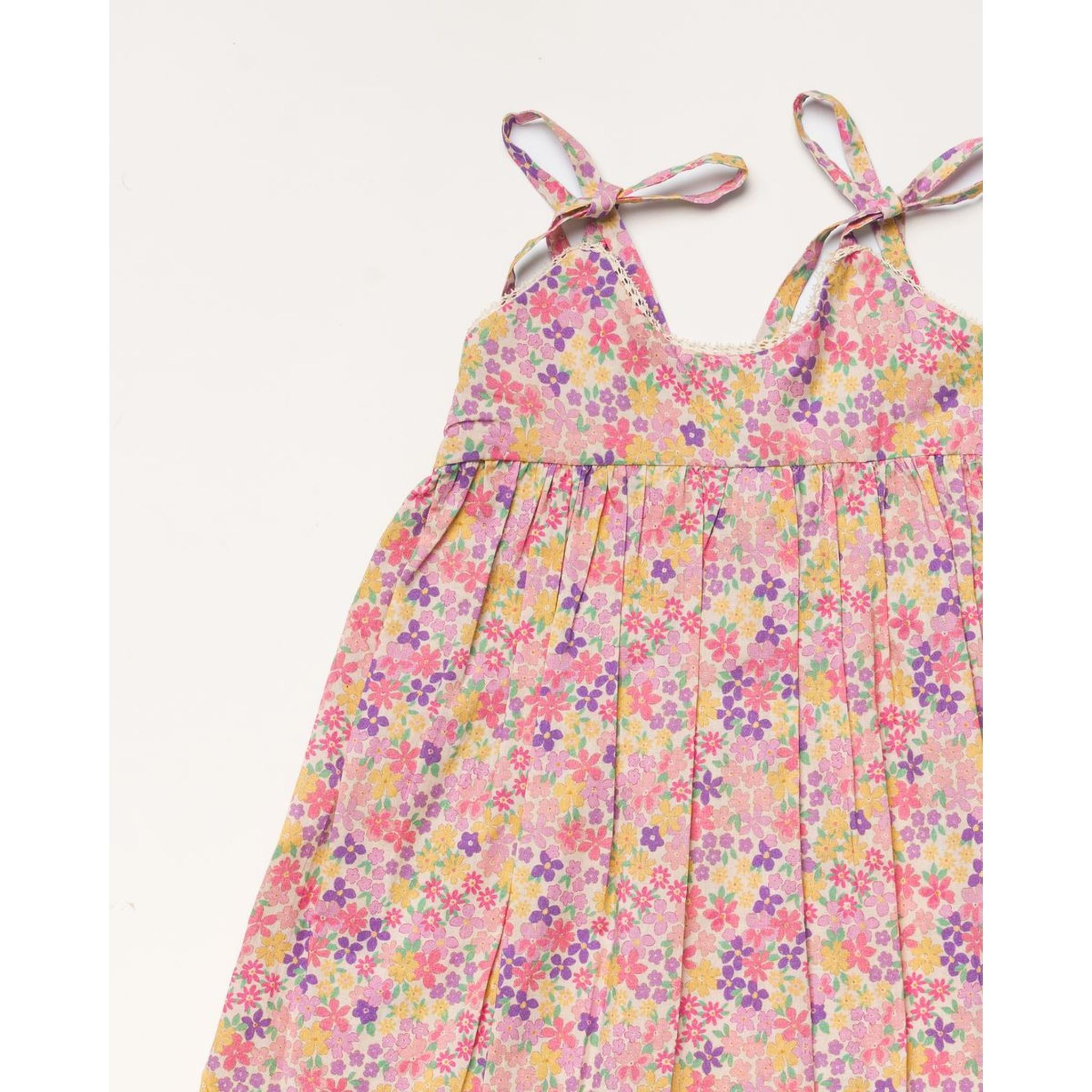Alena dress - EMMA FLORAL PURPLE PRINT