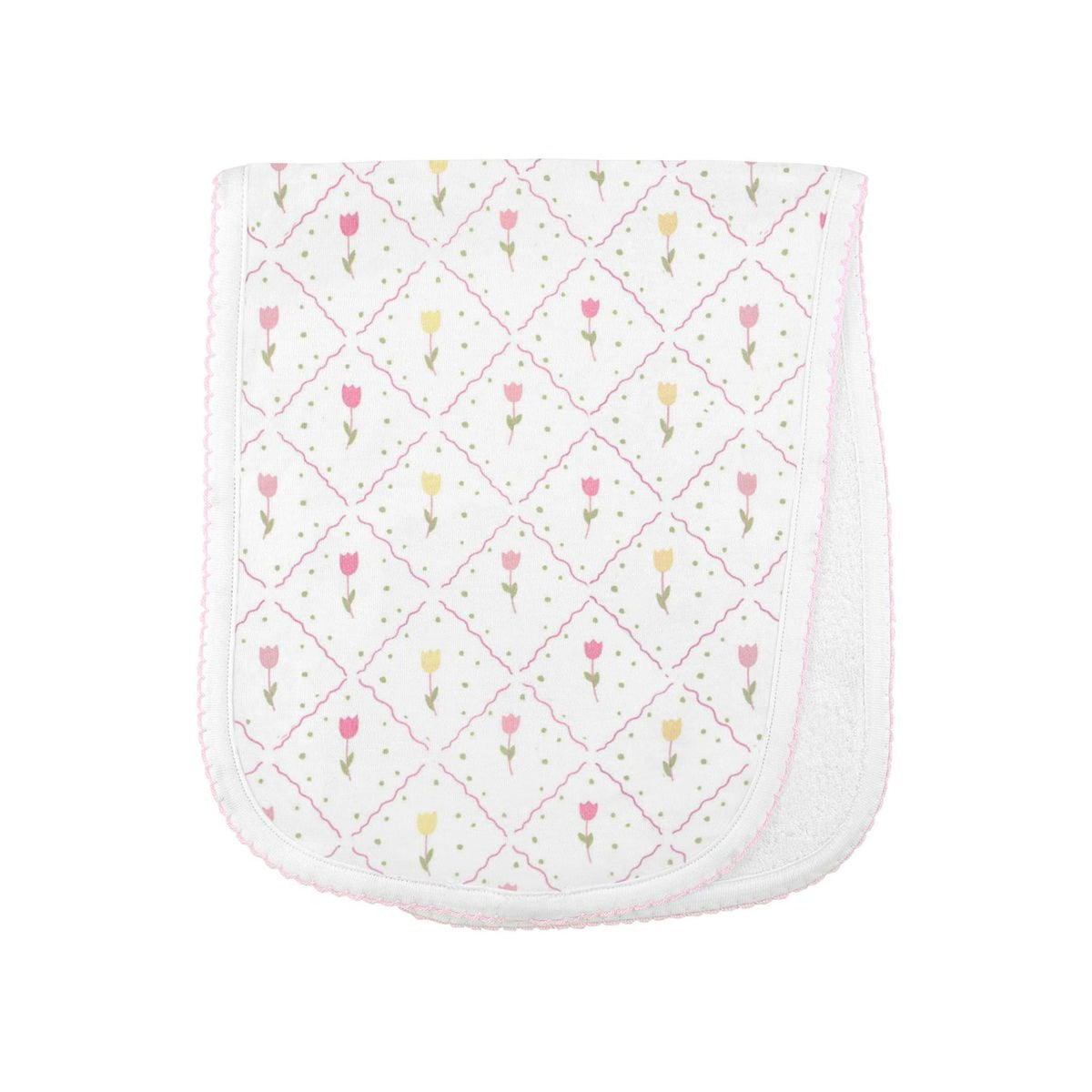 Tulip Garden Burp & Bib Set