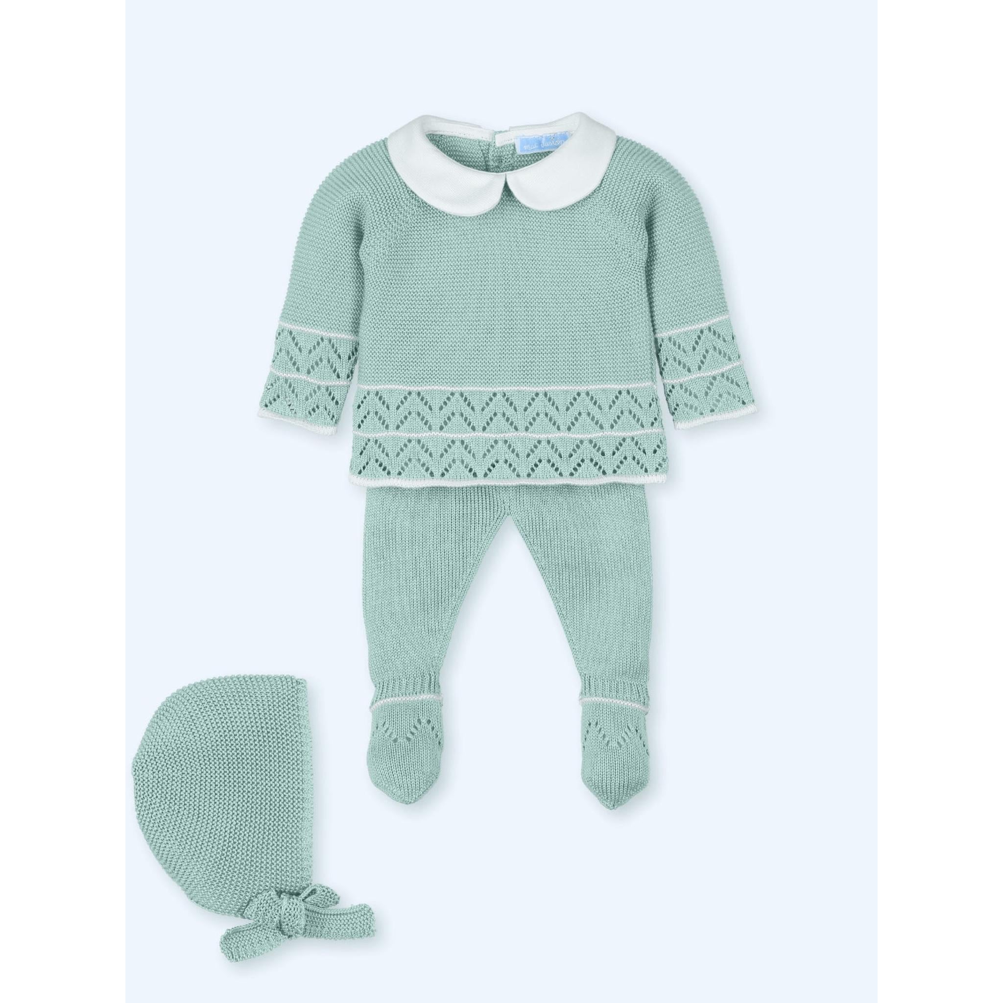 Bona Collar Knitted Set