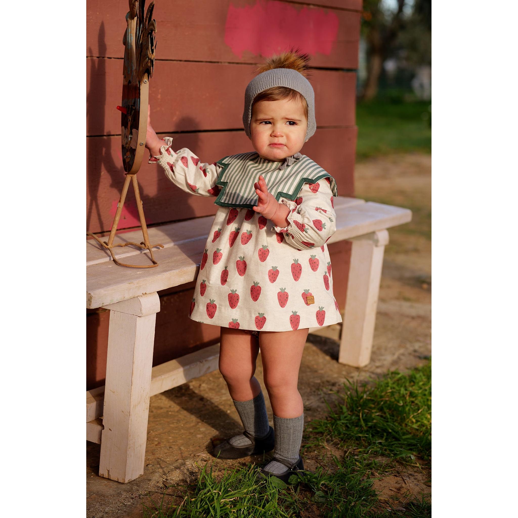 Vestido Estampado Fresa