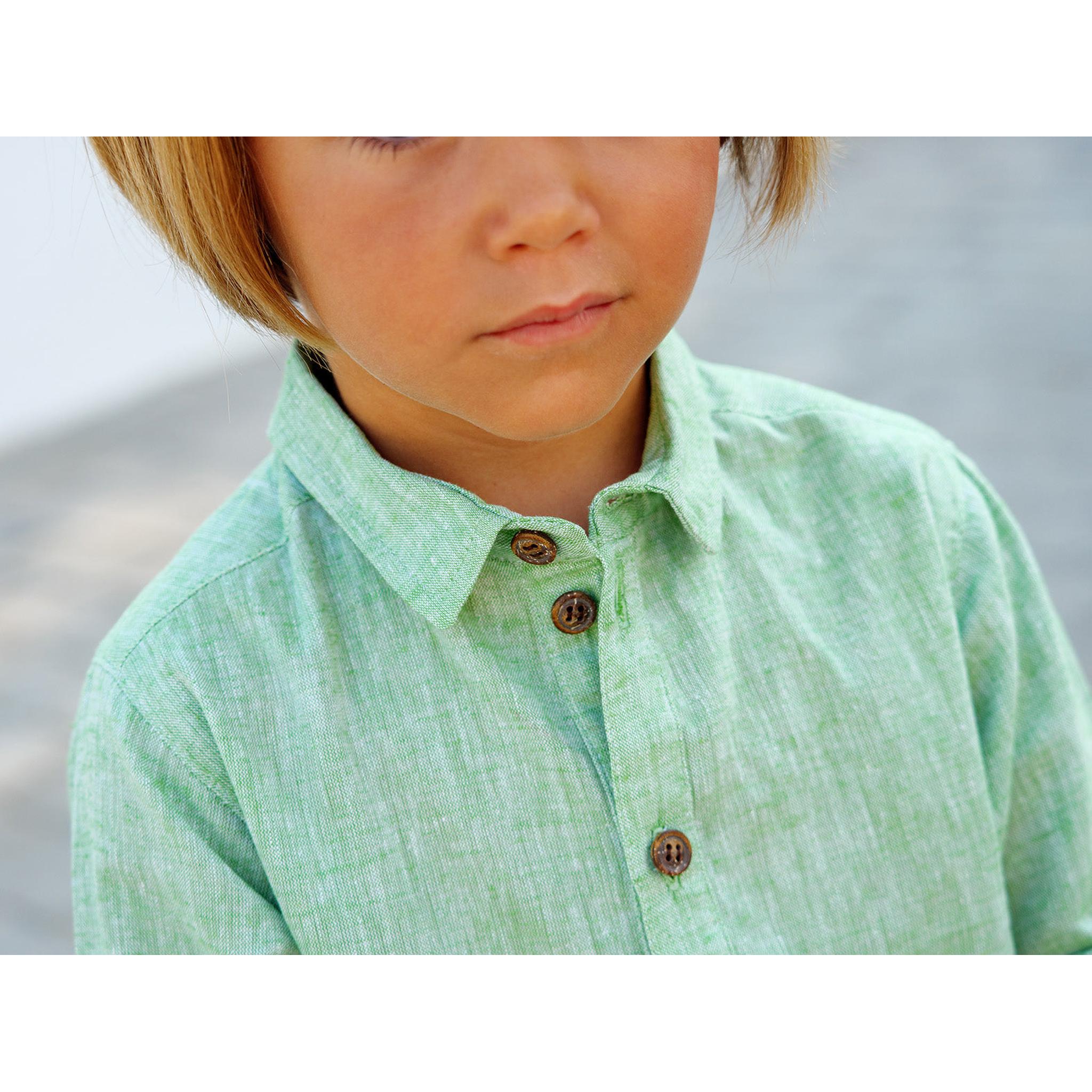 Green Blue Stripes Short Set