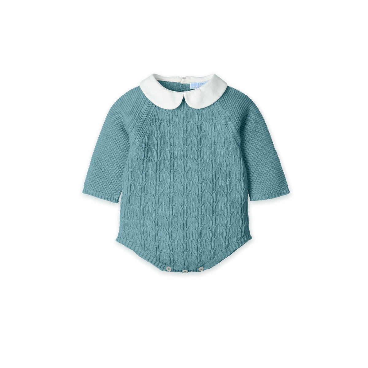 Peter Pan Collar Knitted Romper