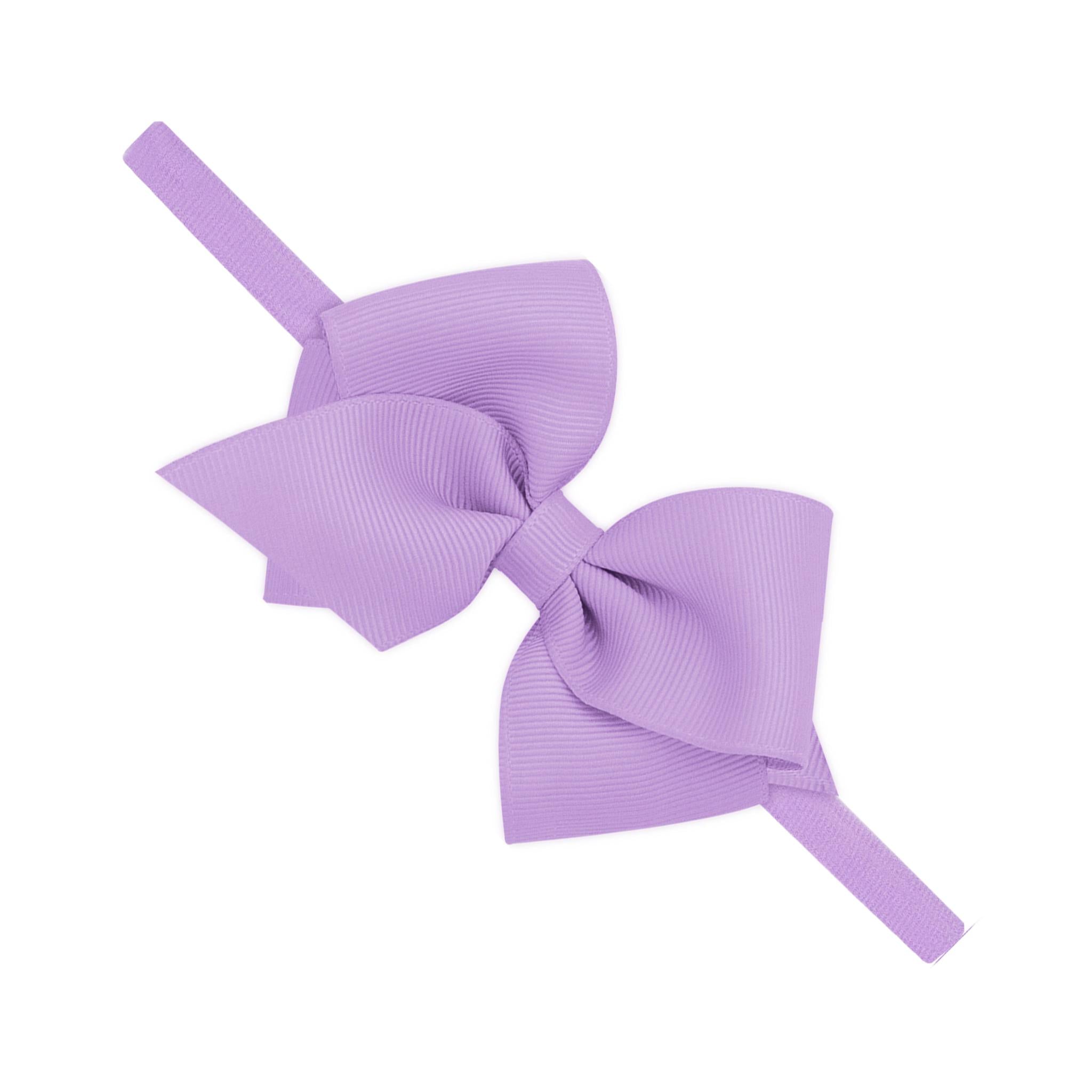 Extra Small Grosgrain Bow on Matching Skinny Nylon Band