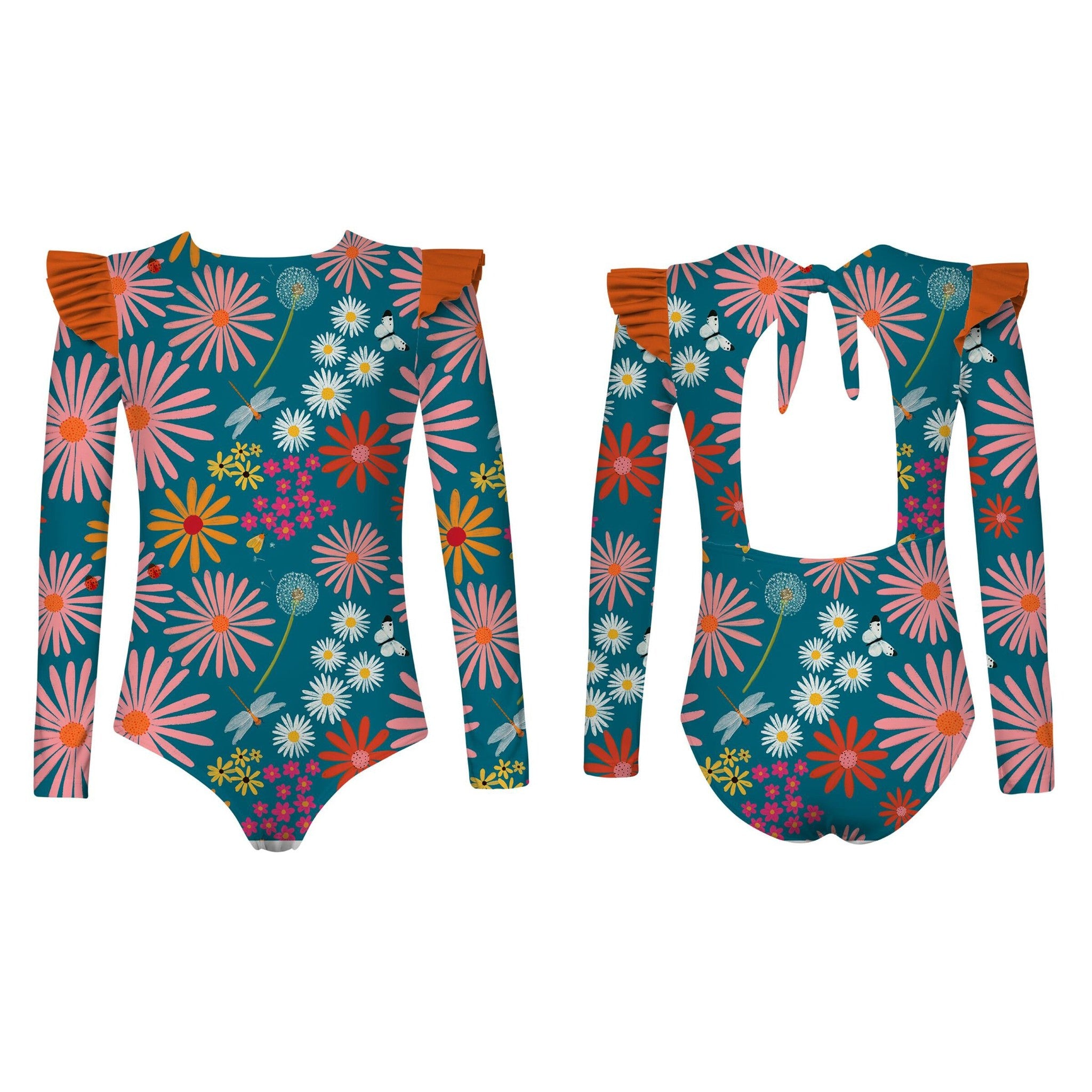 WINGS LONGSLEEVE - GARDEN AZUL