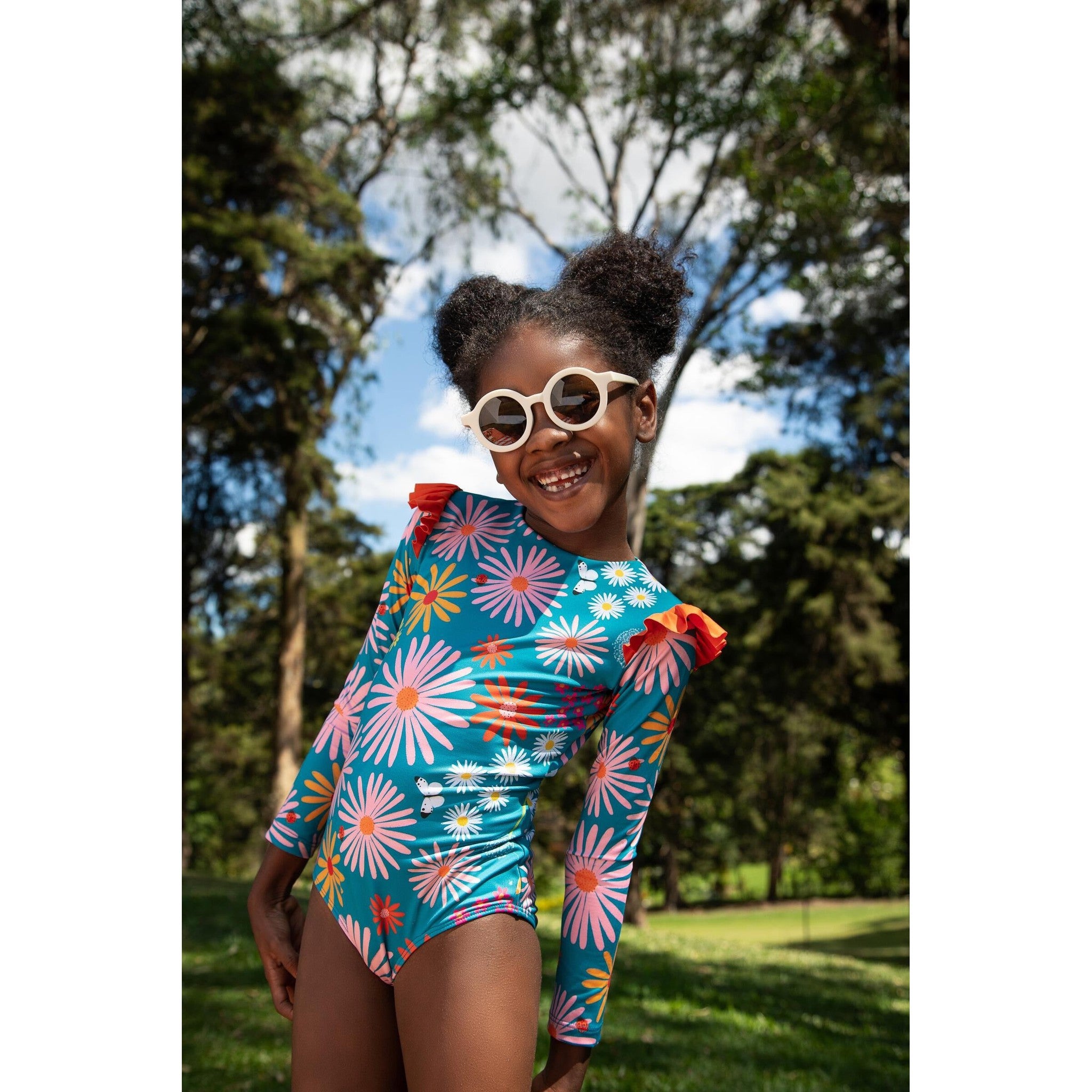 WINGS LONGSLEEVE - GARDEN AZUL