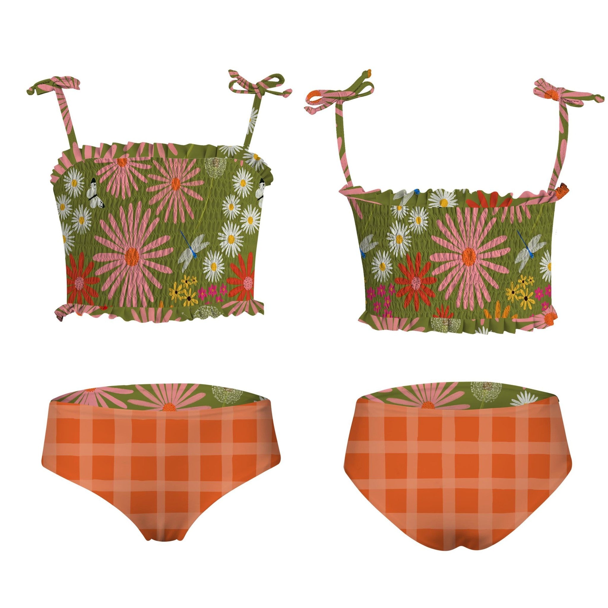 WAFFLE BIKINI- GARDEN VERDE