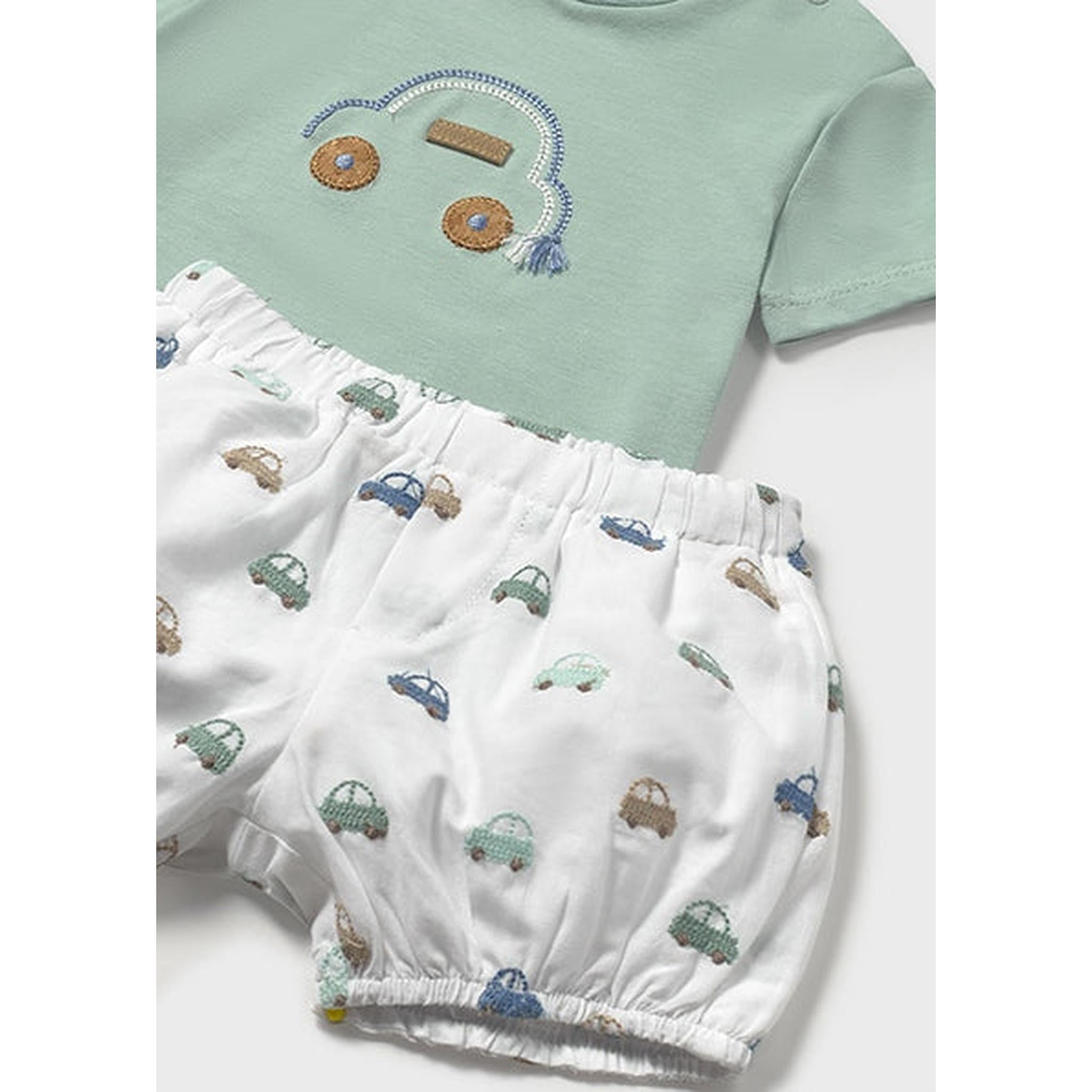 Car Bubble Shorts and T-Shirt Set