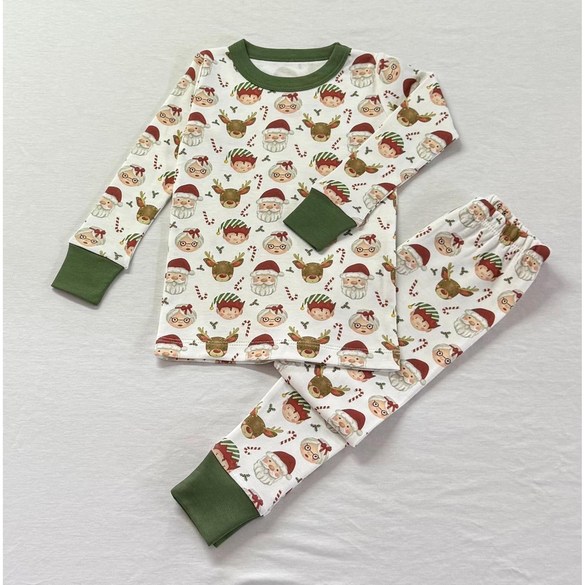 Santa + Friends Pima Two Piece