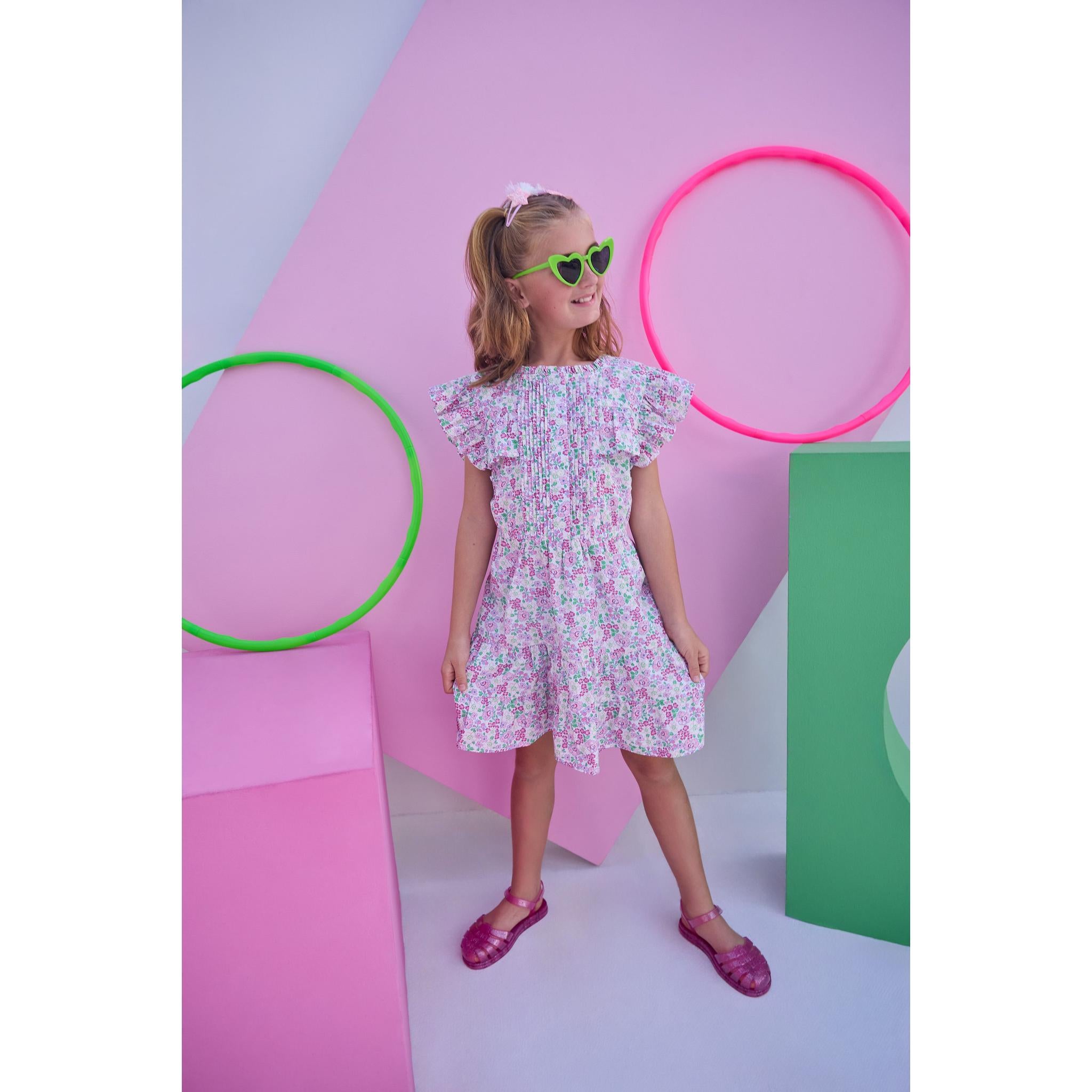 Rodeo Dress - Pink Bloomsbury Blossoms