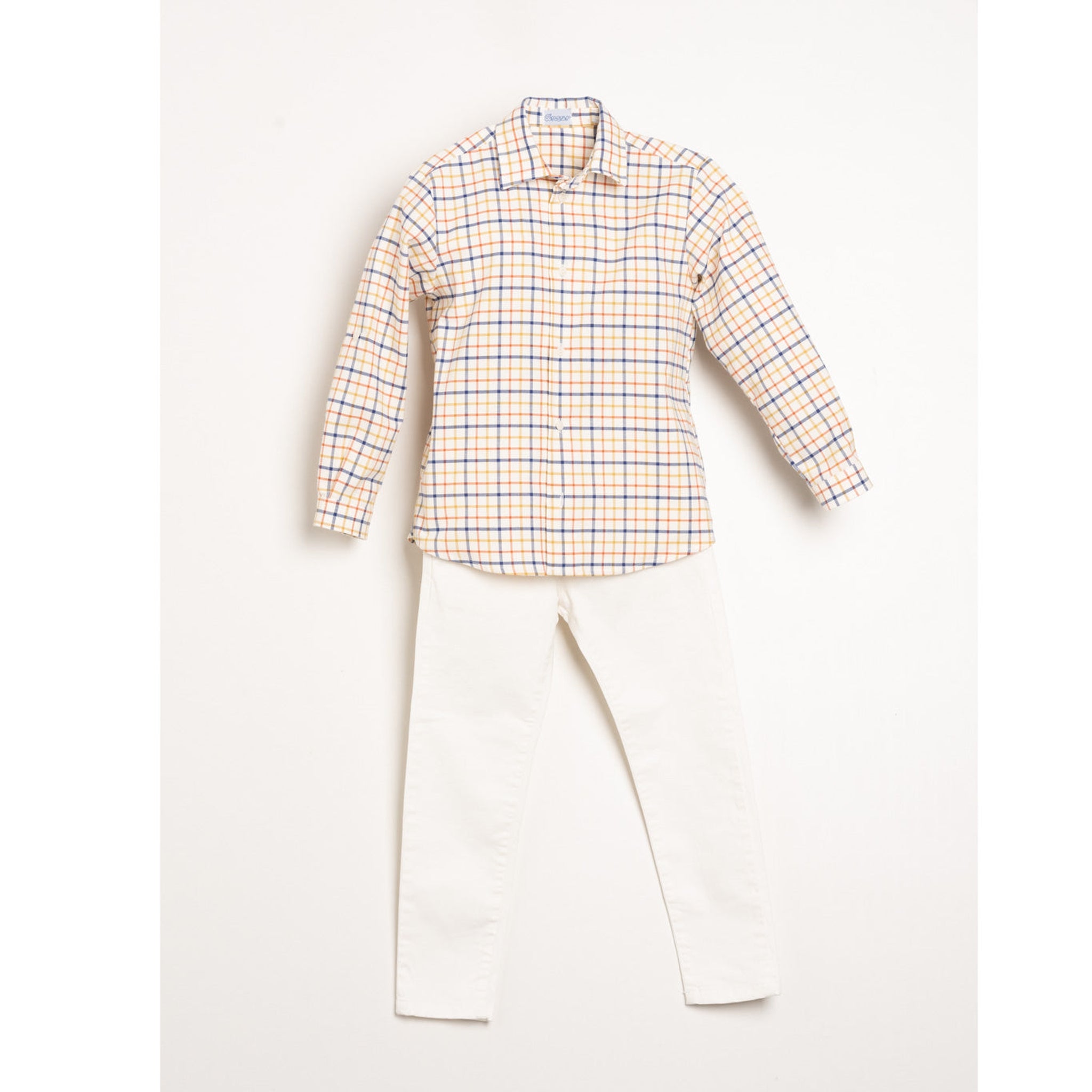 Cuadros Mostaza Pant Set