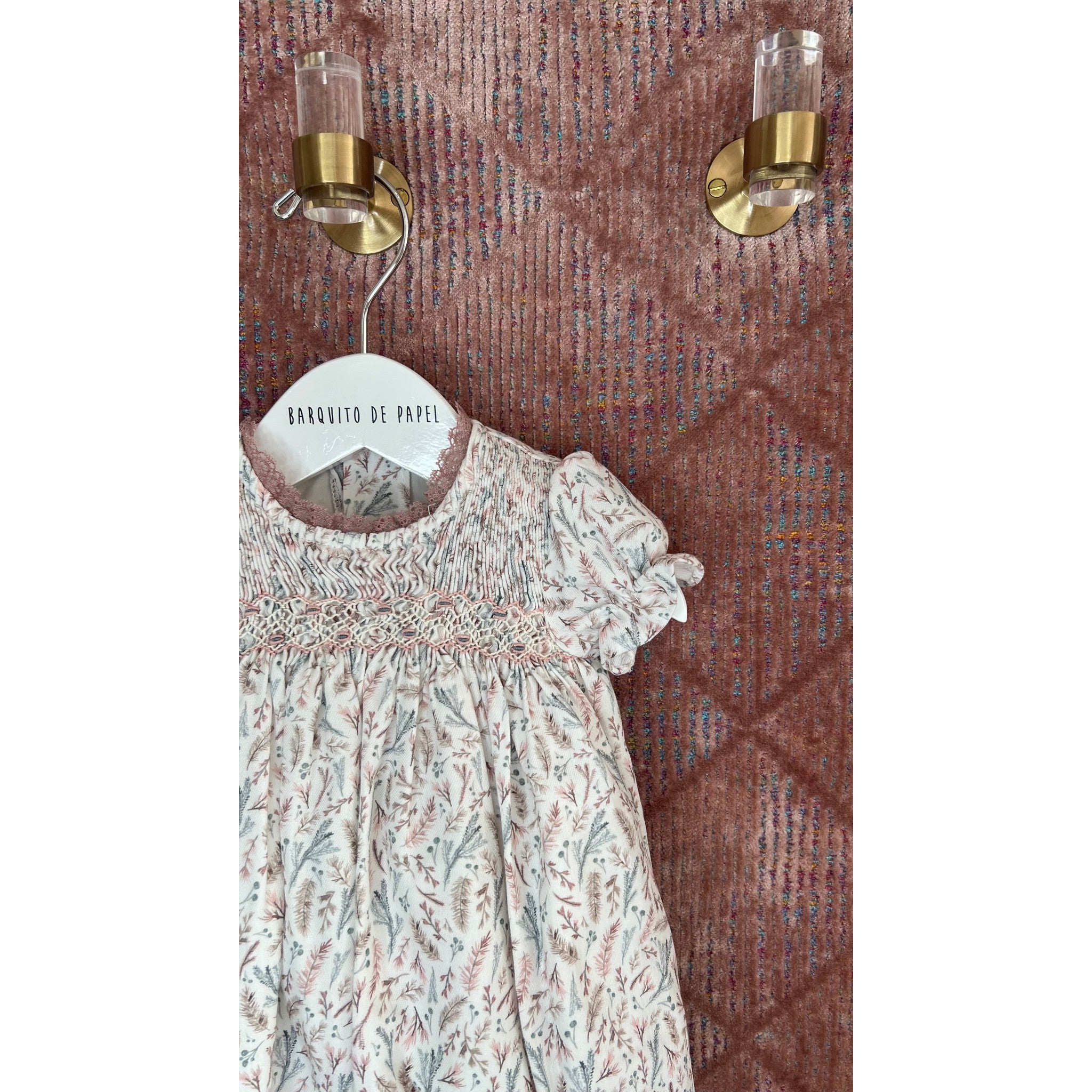 Natura Handsmocked Romper