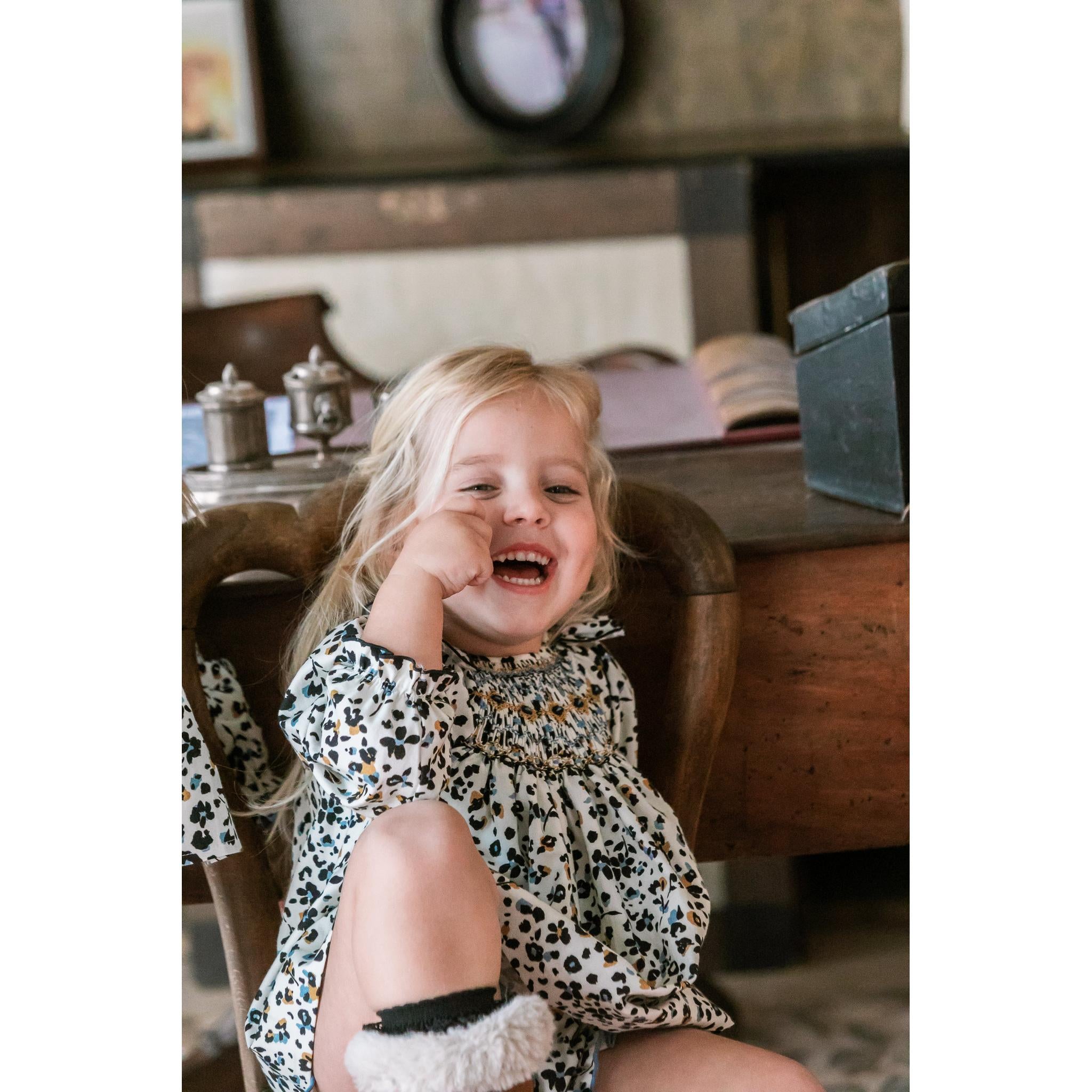 Vestido Braga Smock Animal