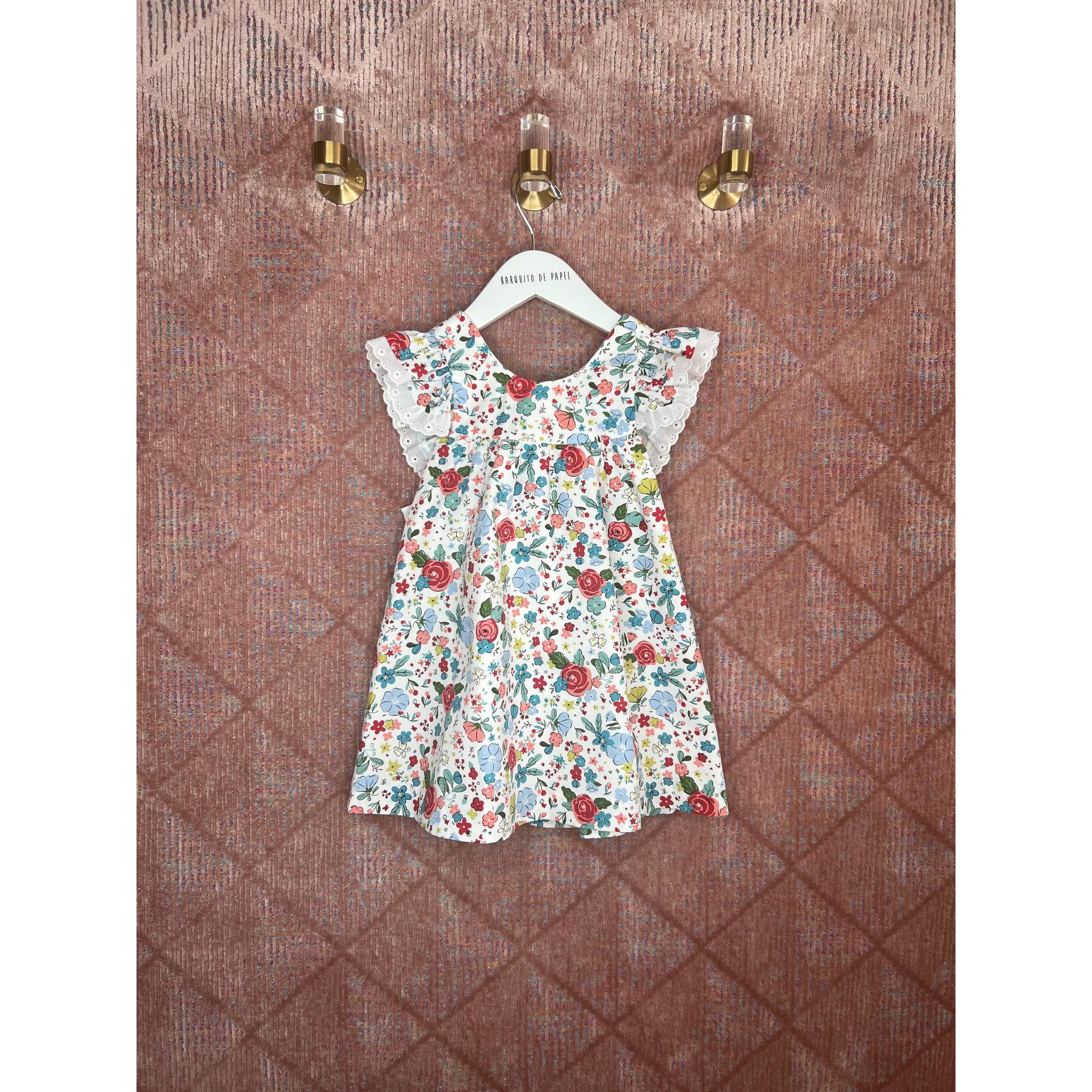 Punto Fresa Cruzado Dress
