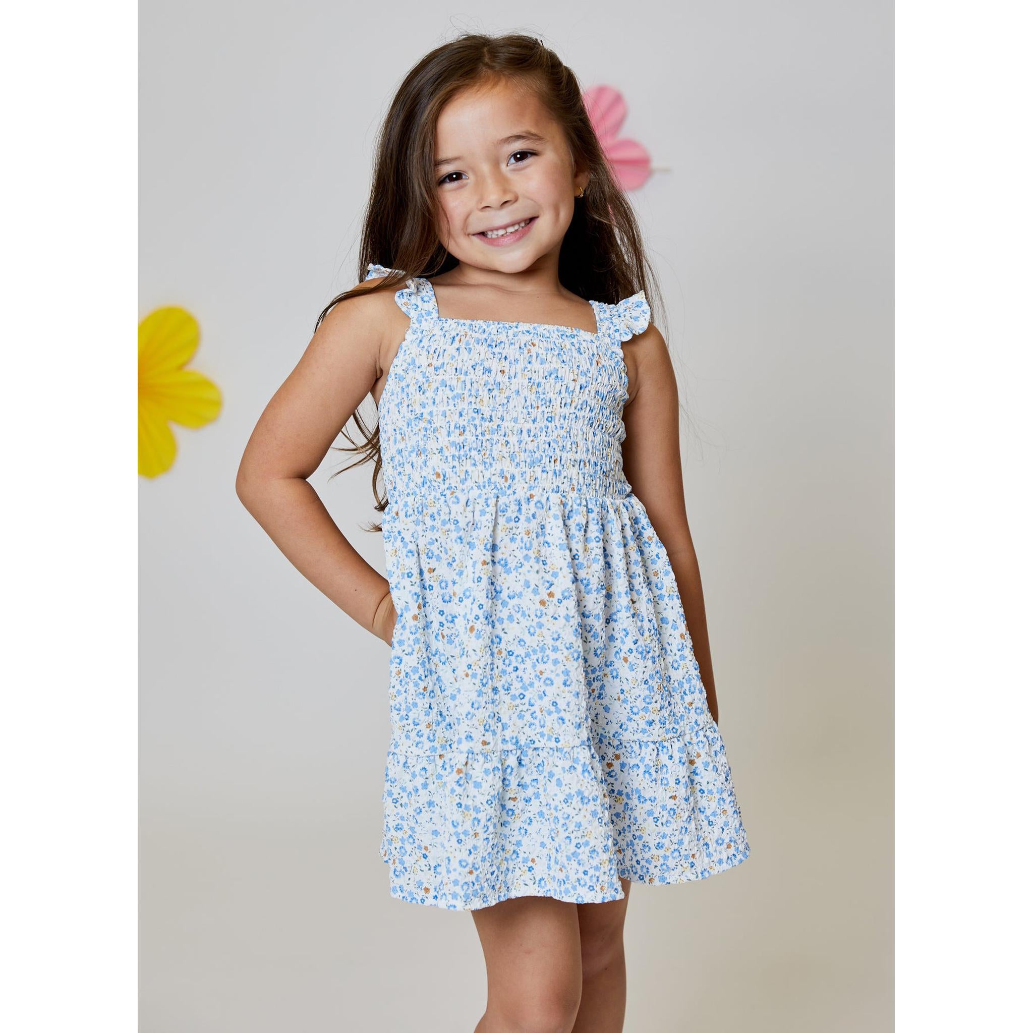 Blue Combo Dress