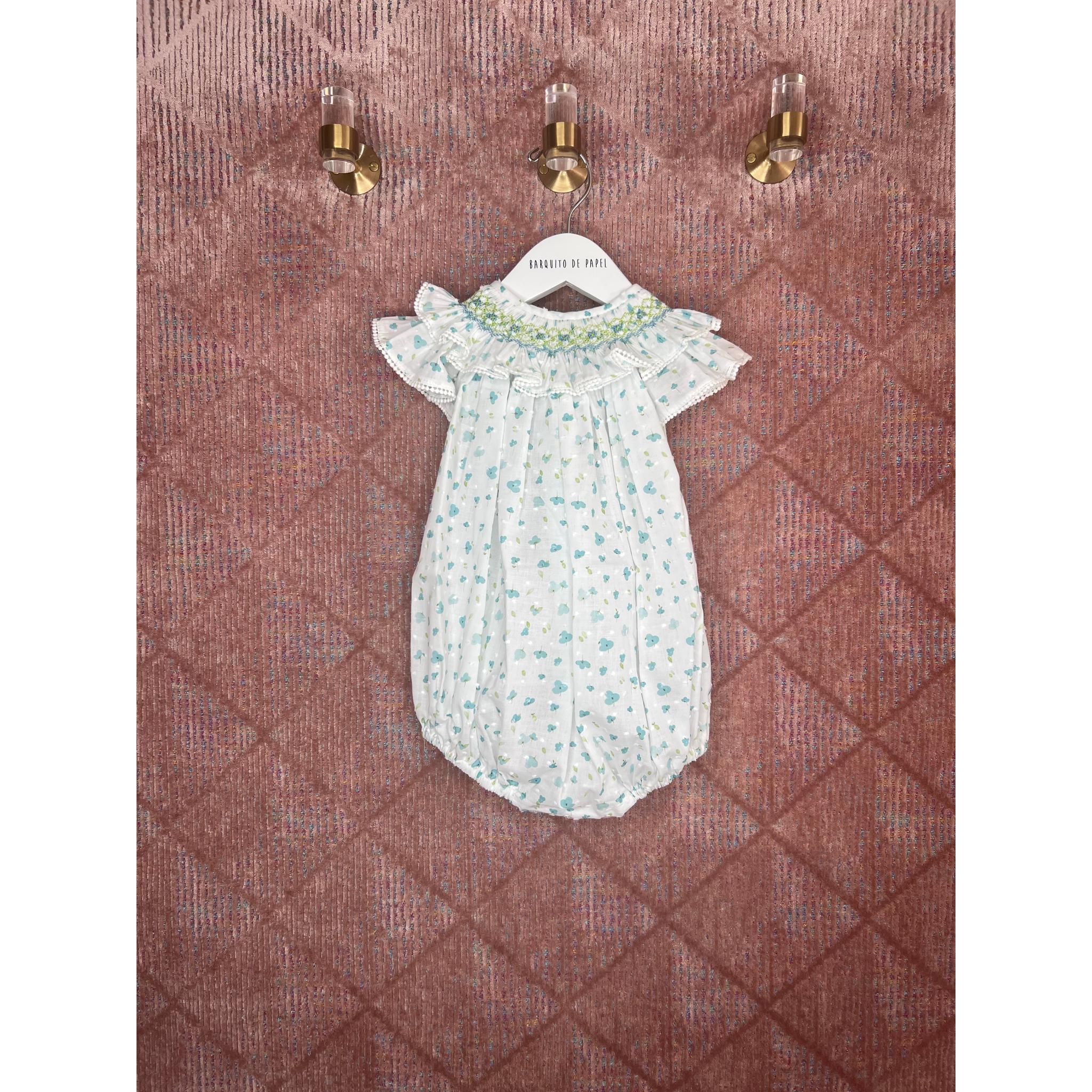 Turquesa Ruffle Smocked Dress