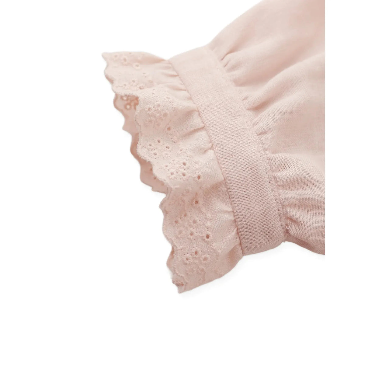 VERENA TIERED RUFFLED SHORTS WITH LACE TRIM SET