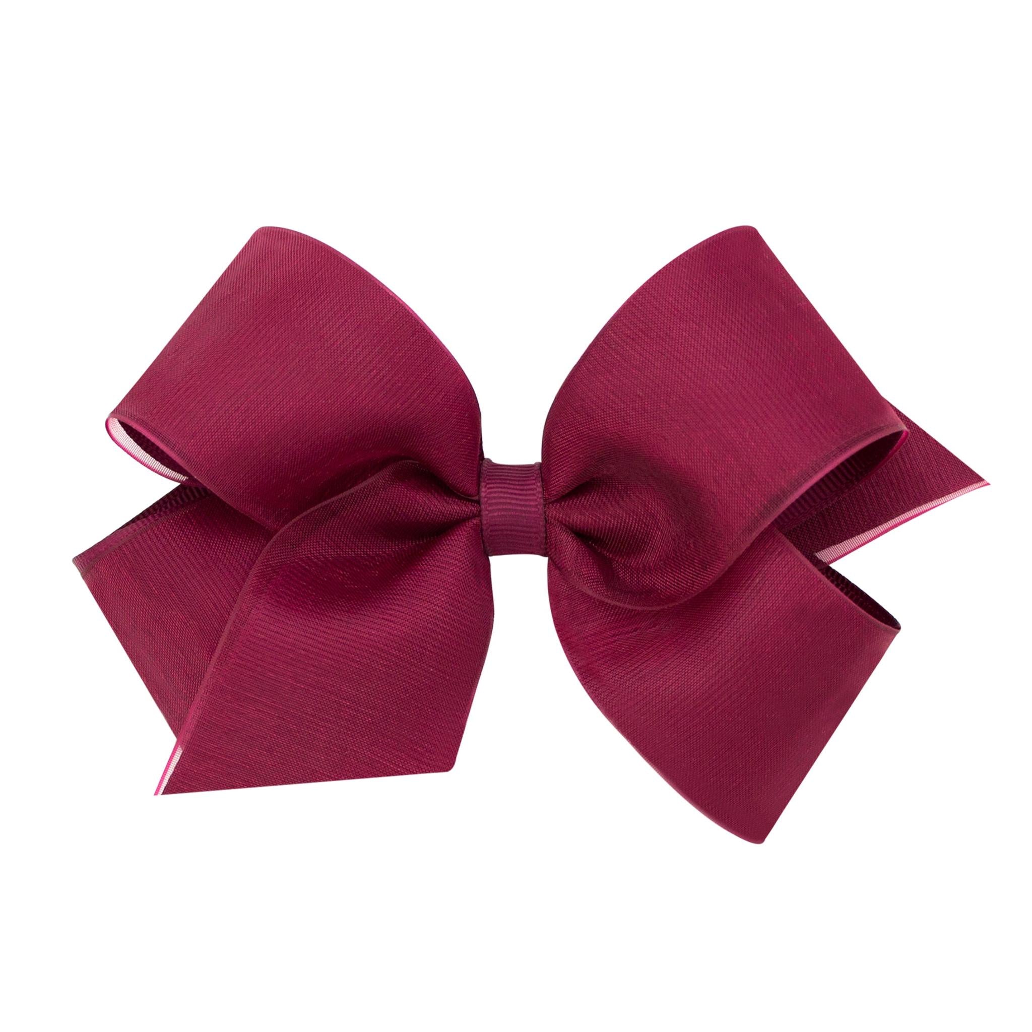 Medium Organza Overlay Girls Hair Bow