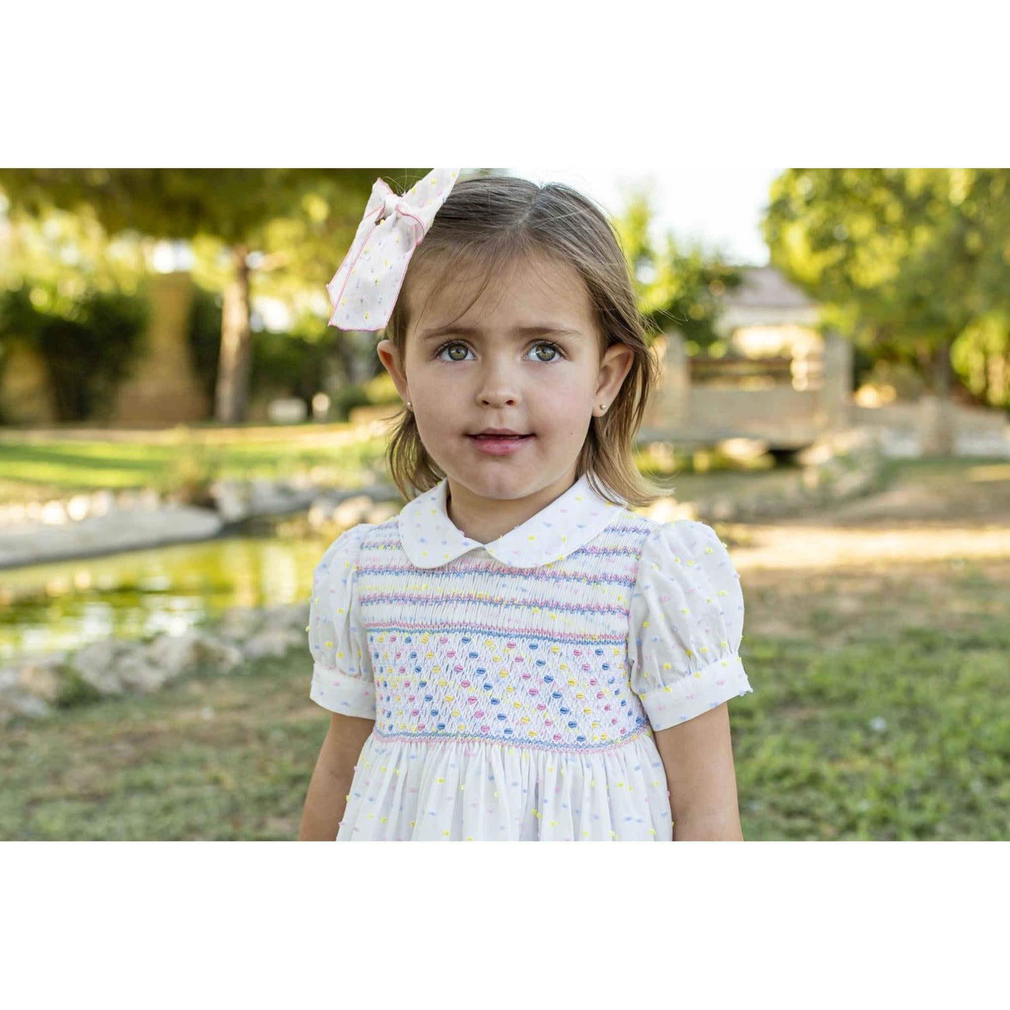 Puntitos Hand Smocked Dress