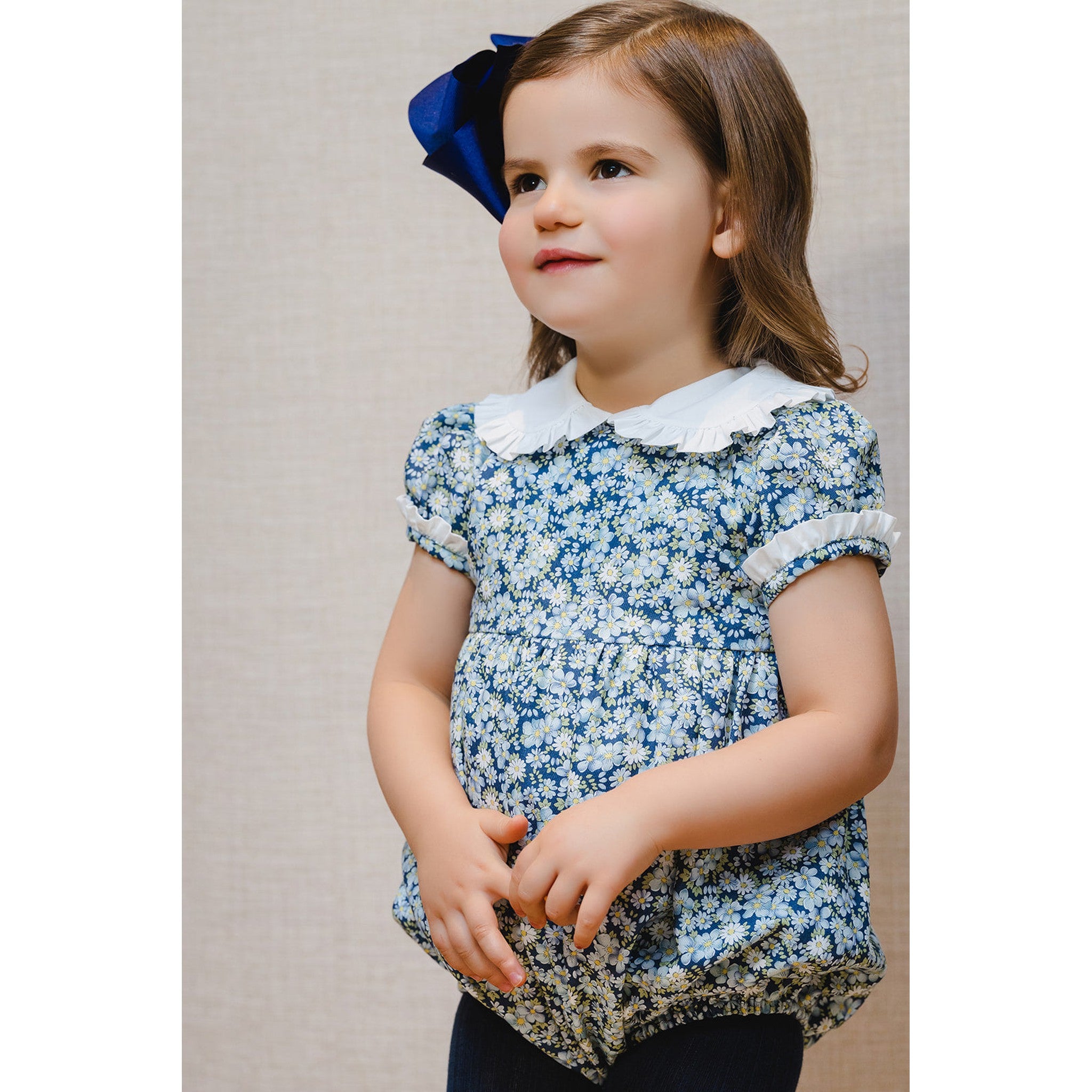 Winter Daisies Romper