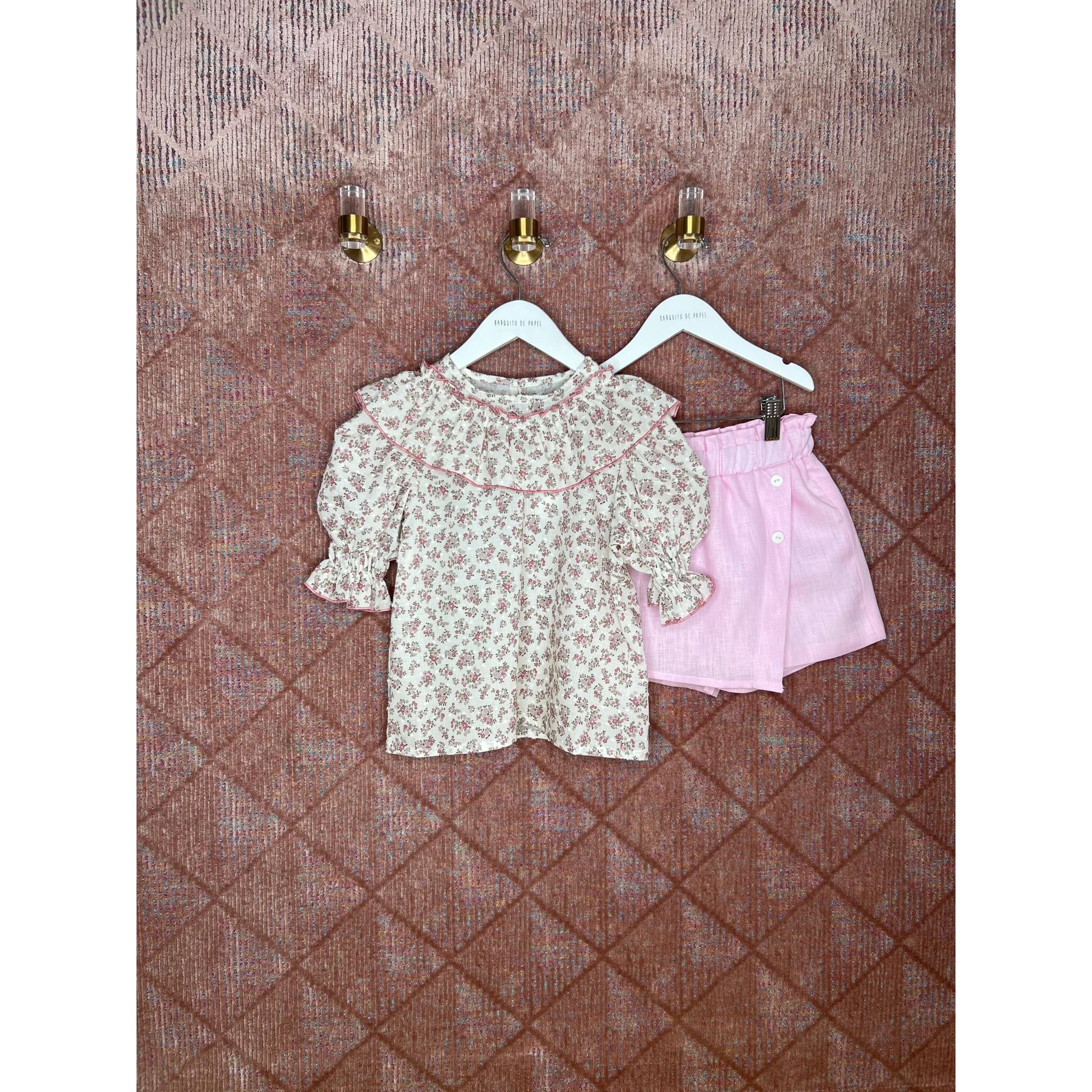 Rosalia Linen Skort Set
