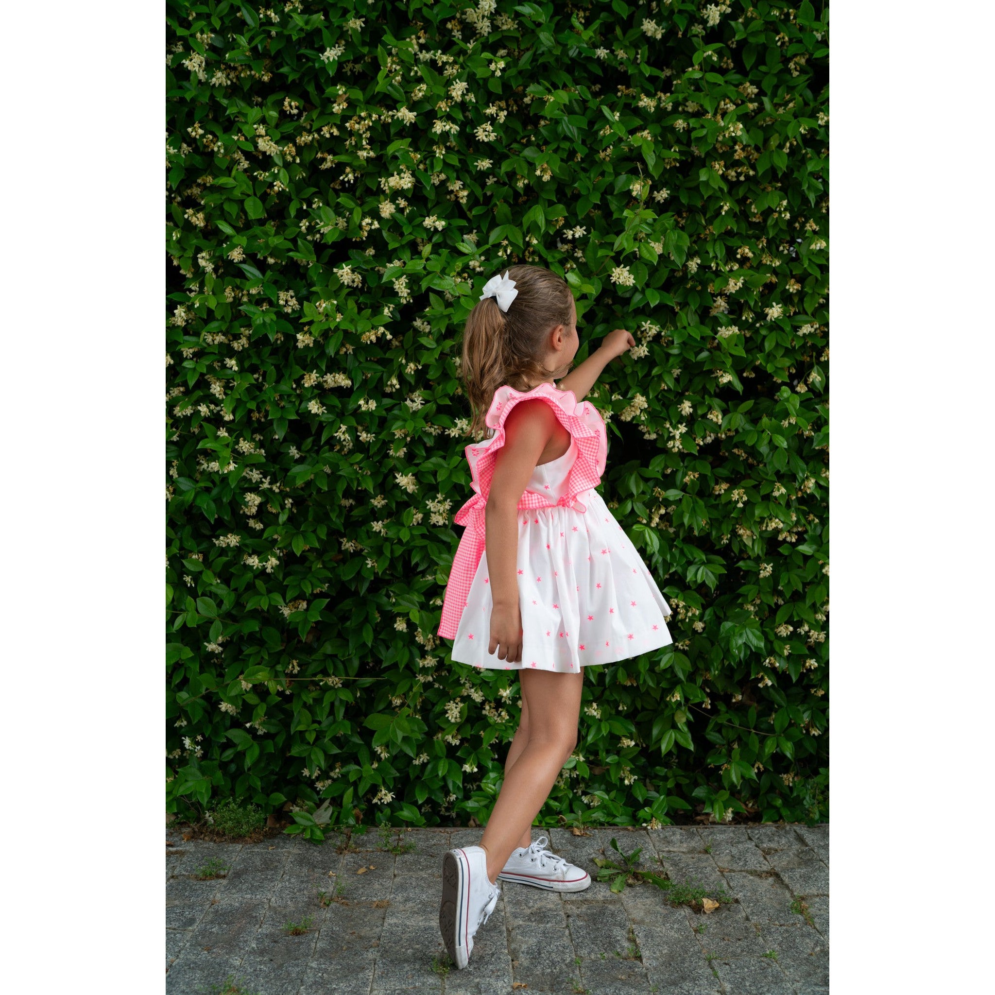 Neon Star Big Bow Dress