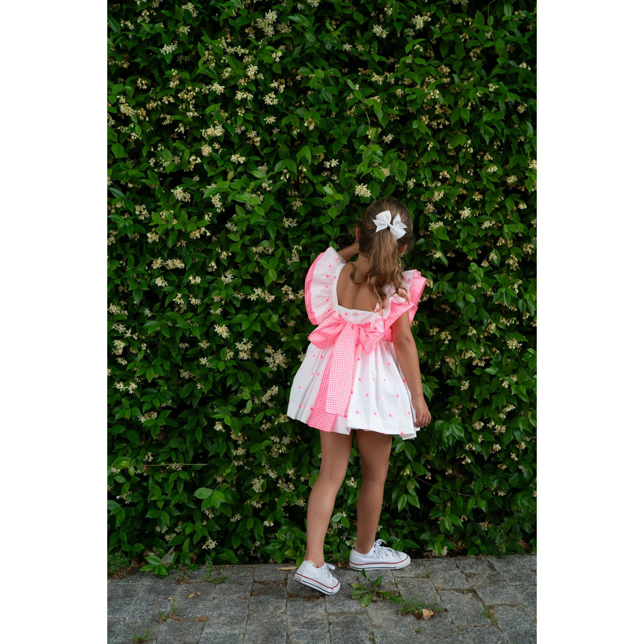 Neon Star Big Bow Dress