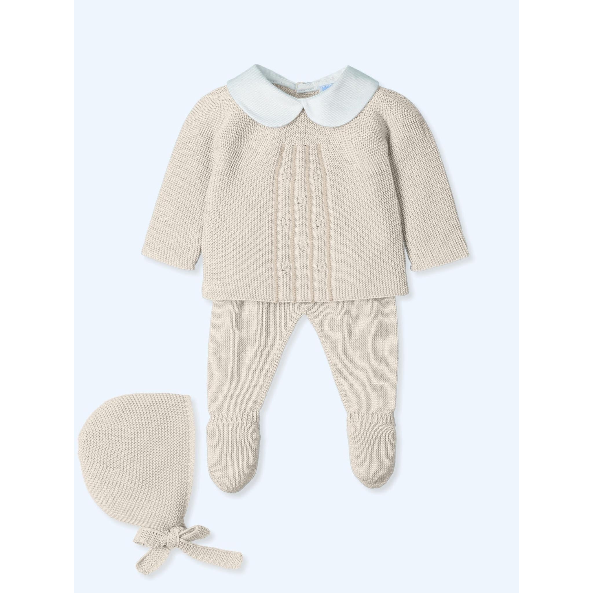 Canesu Three Piece Knitted Set