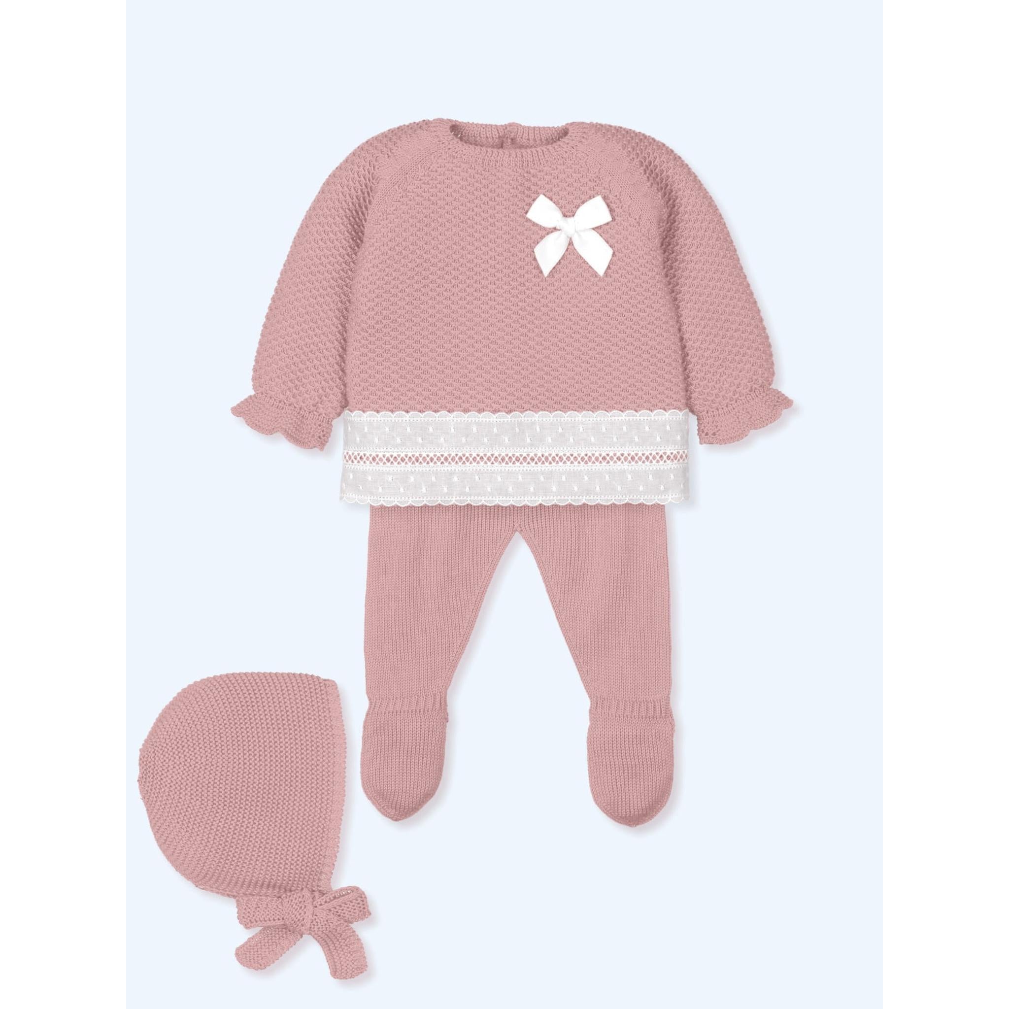 Tira Bordada Three Piece Knitted Set