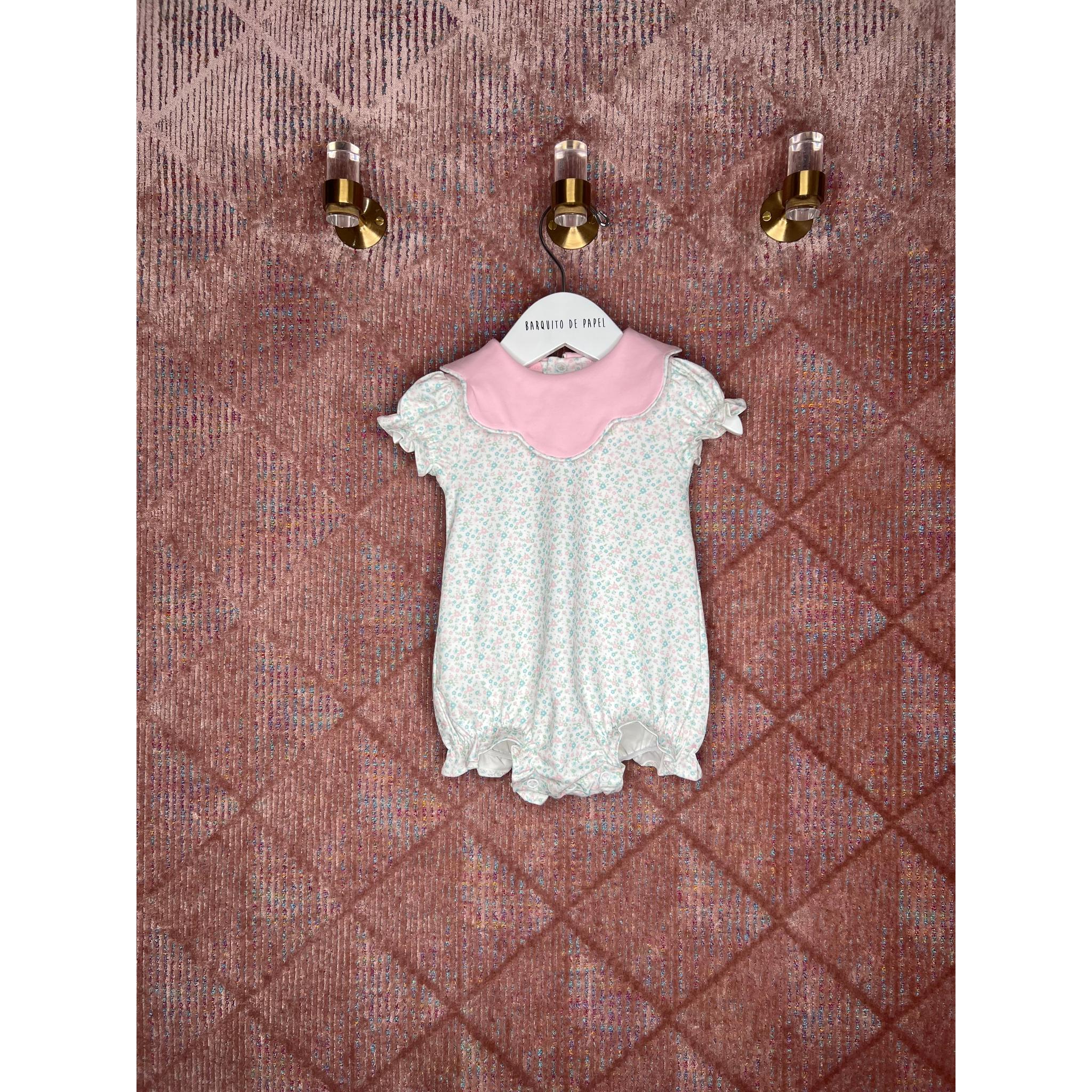 Nicolle Scallop Pima Romper