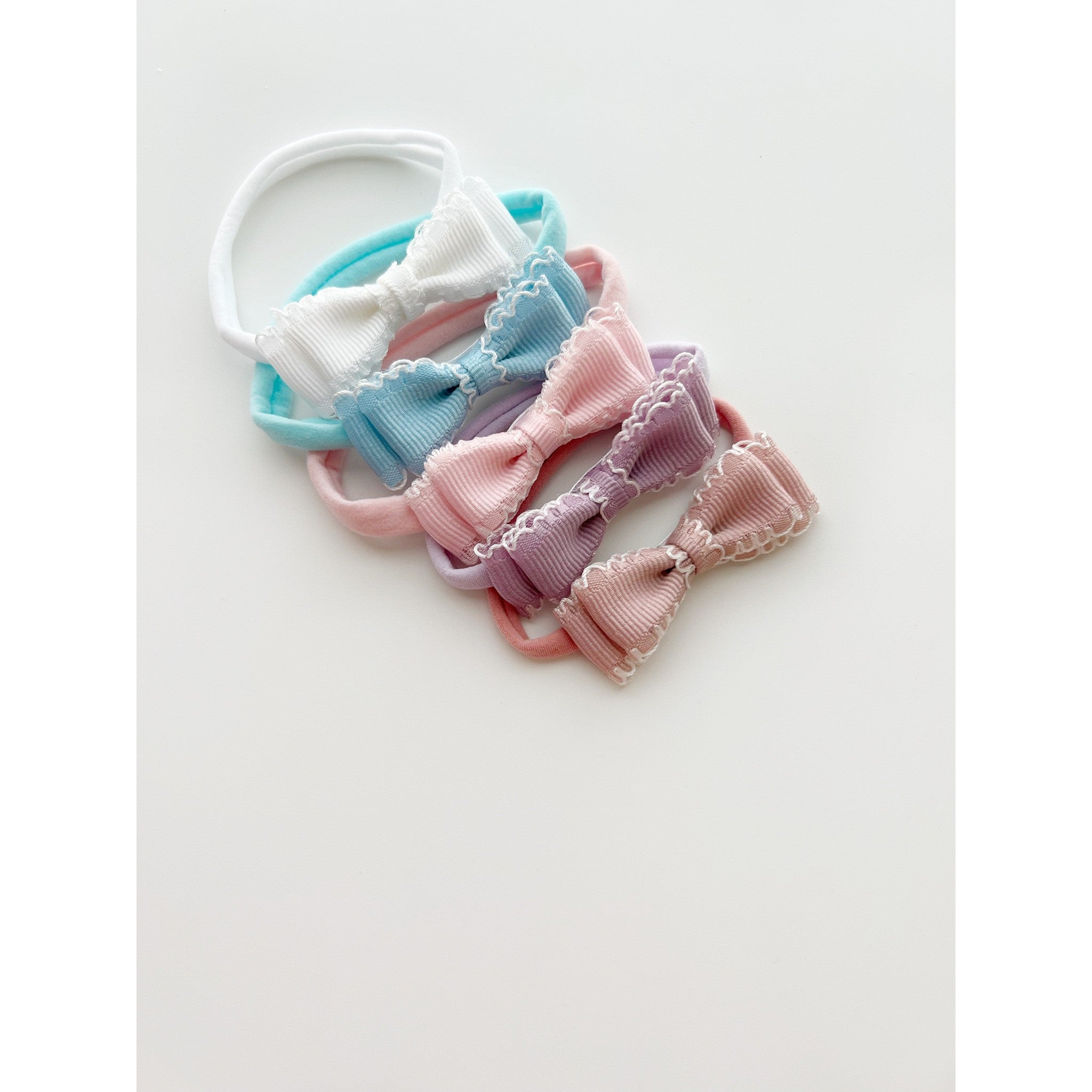 Picot Trim Nylon Headband