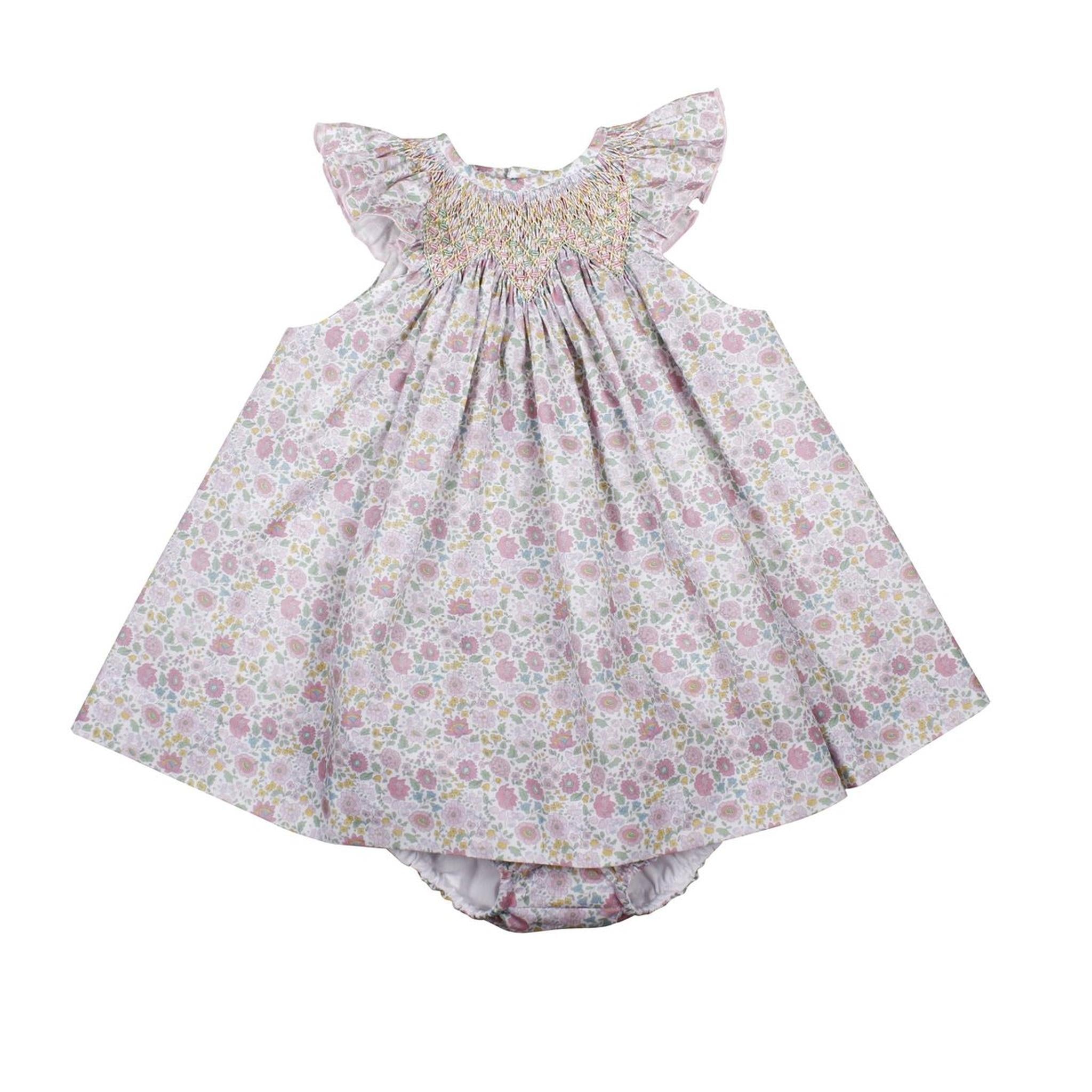 Rosas Pastel Hand Smocked Jesusito