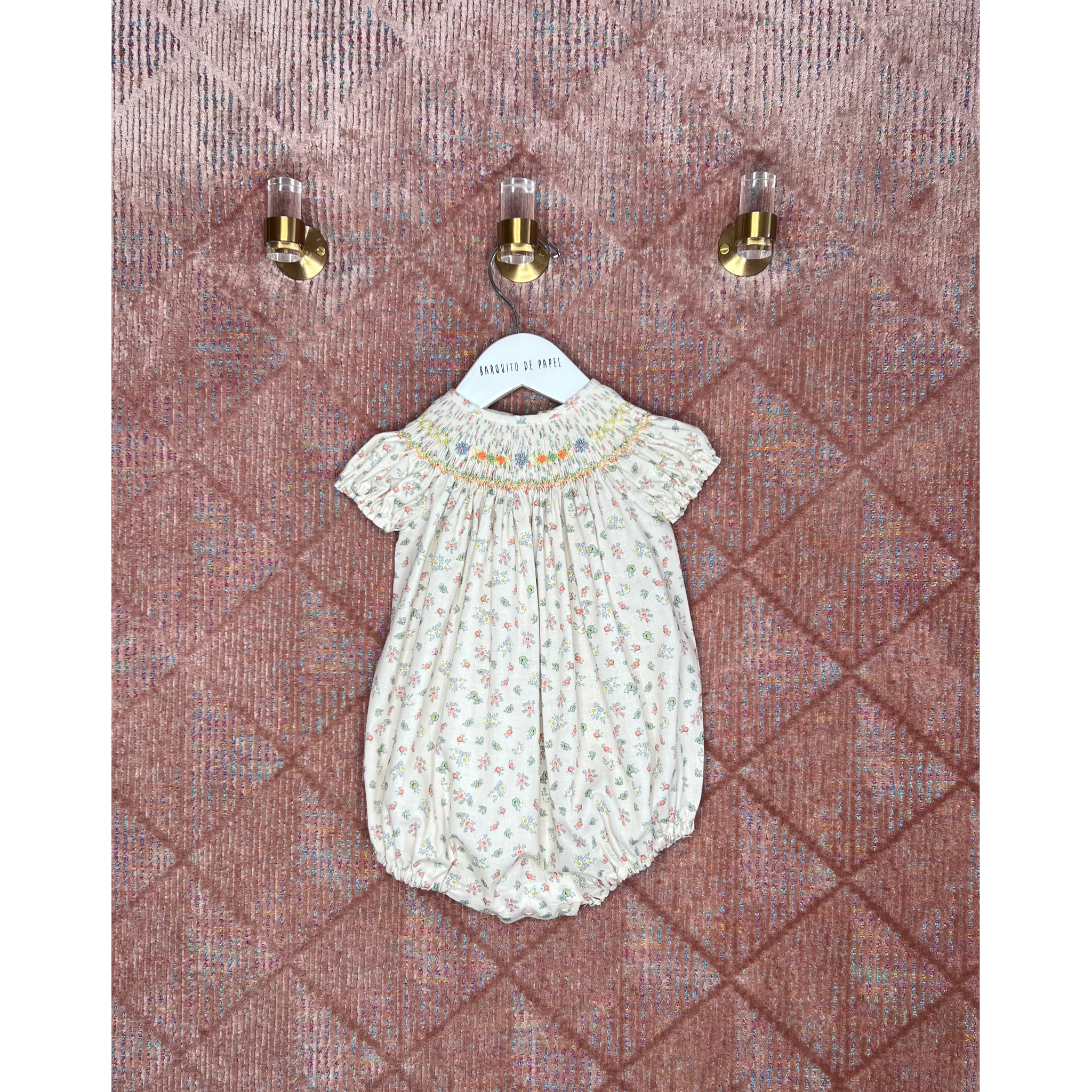 Bird Tosta Smocked Romper